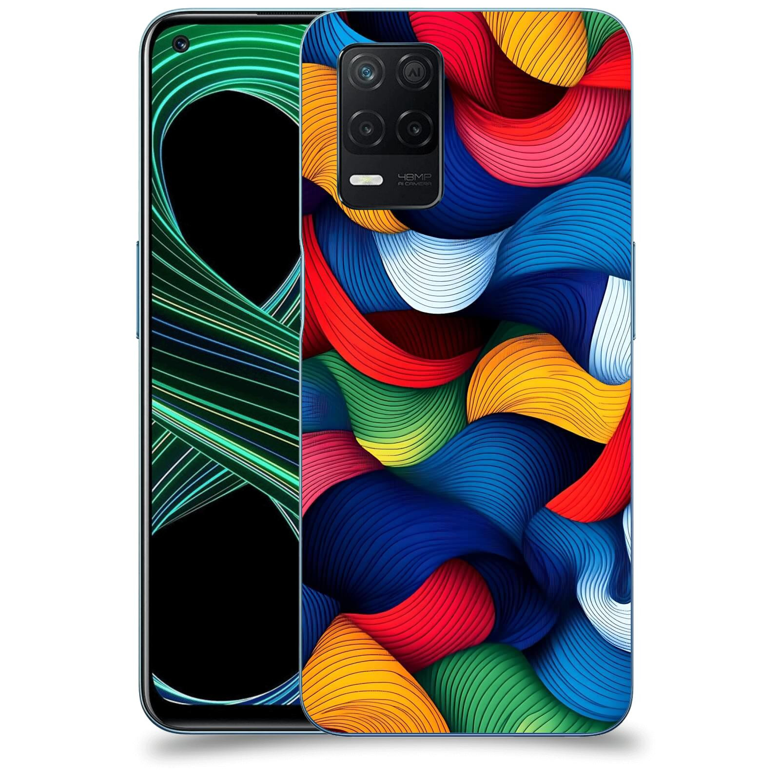 ACOVER Kryt na mobil Realme 8 5G - Barevná energie