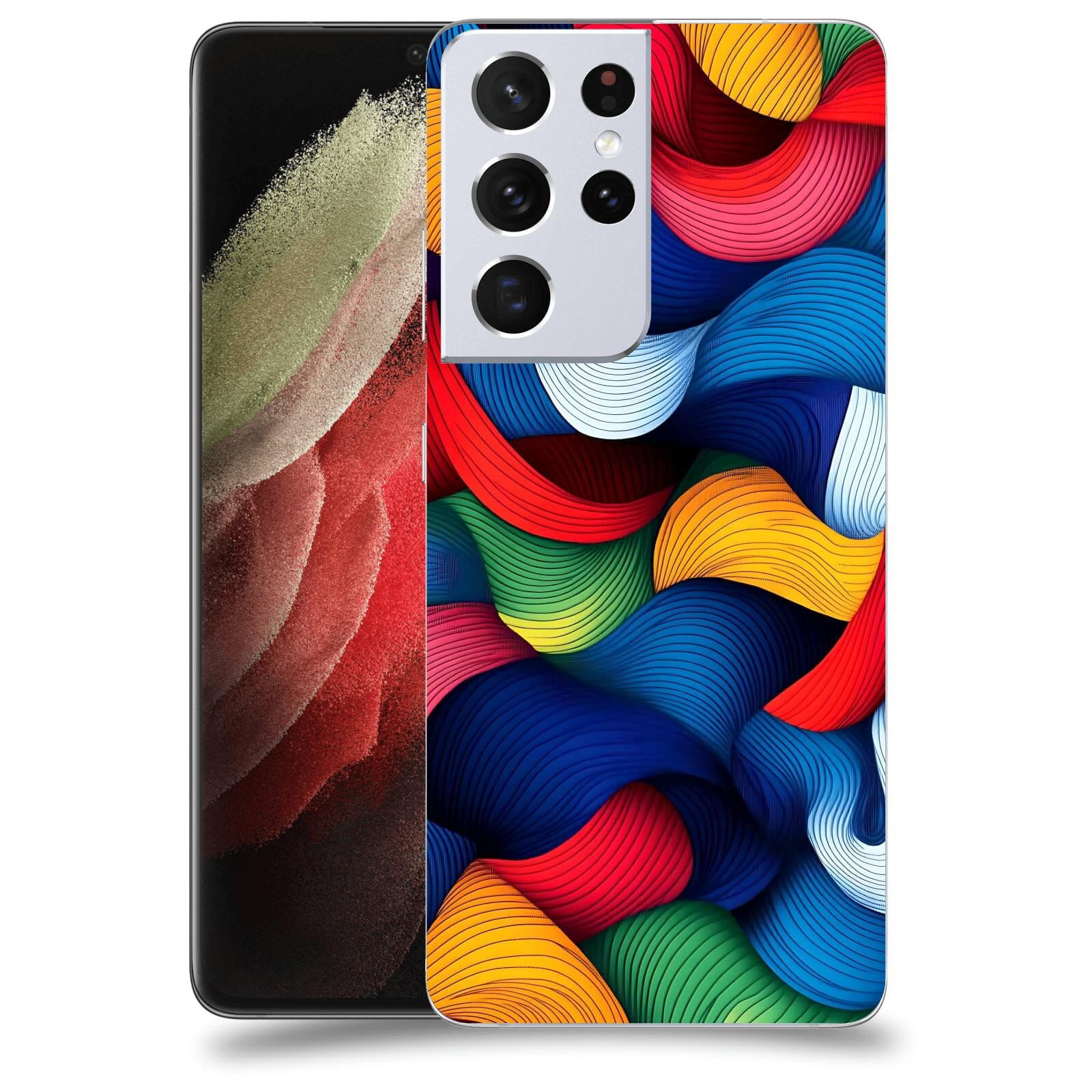 ACOVER Kryt na mobil Samsung Galaxy S21 Ultra 5G G998B - Barevná energie