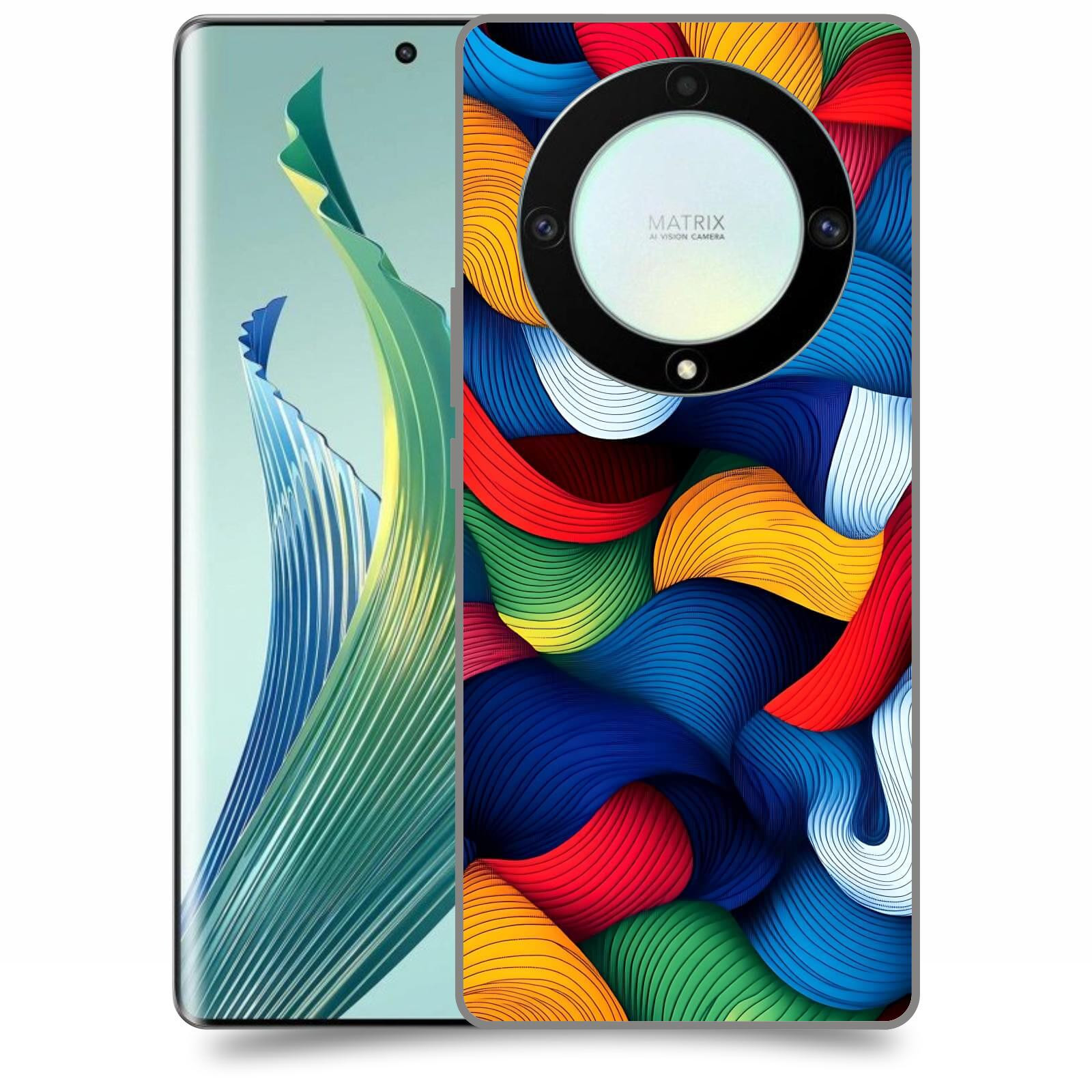 ACOVER Kryt na mobil Honor Magic 5 Lite 5G - Barevná energie