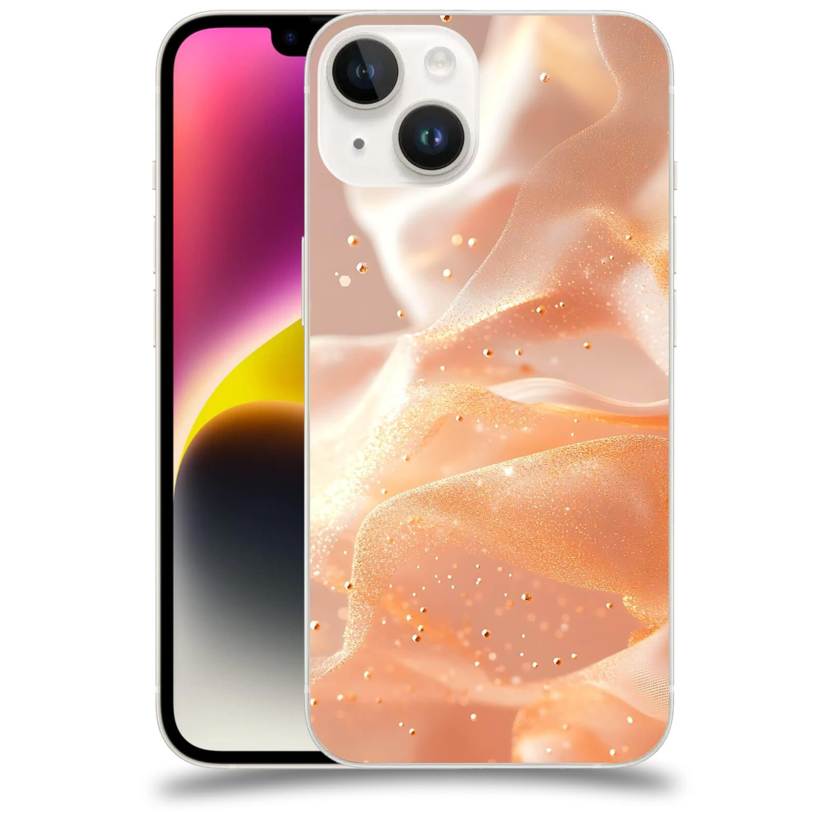 ACOVER Kryt na mobil Apple iPhone 14 - Éterický třpyt