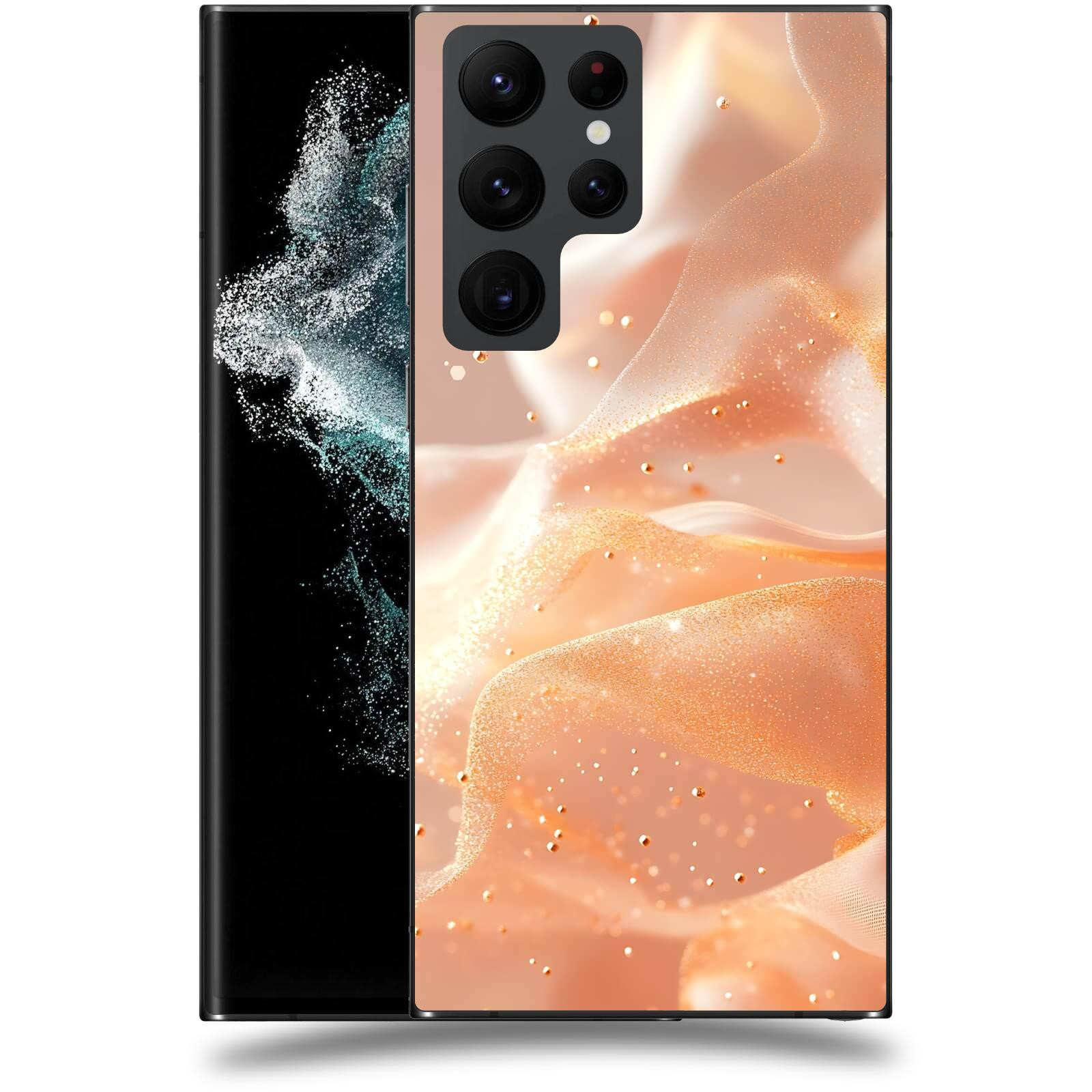 ACOVER Kryt na mobil Samsung Galaxy S22 Ultra 5G - Éterický třpyt