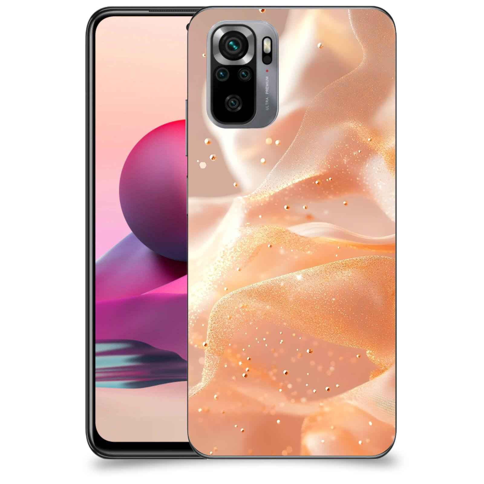 ACOVER Kryt na mobil Xiaomi Redmi Note 10S - Éterický třpyt