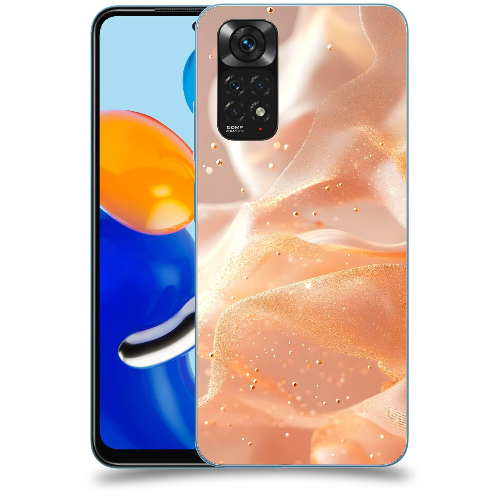ACOVER Kryt na mobil Xiaomi Redmi Note 11 - Éterický třpyt