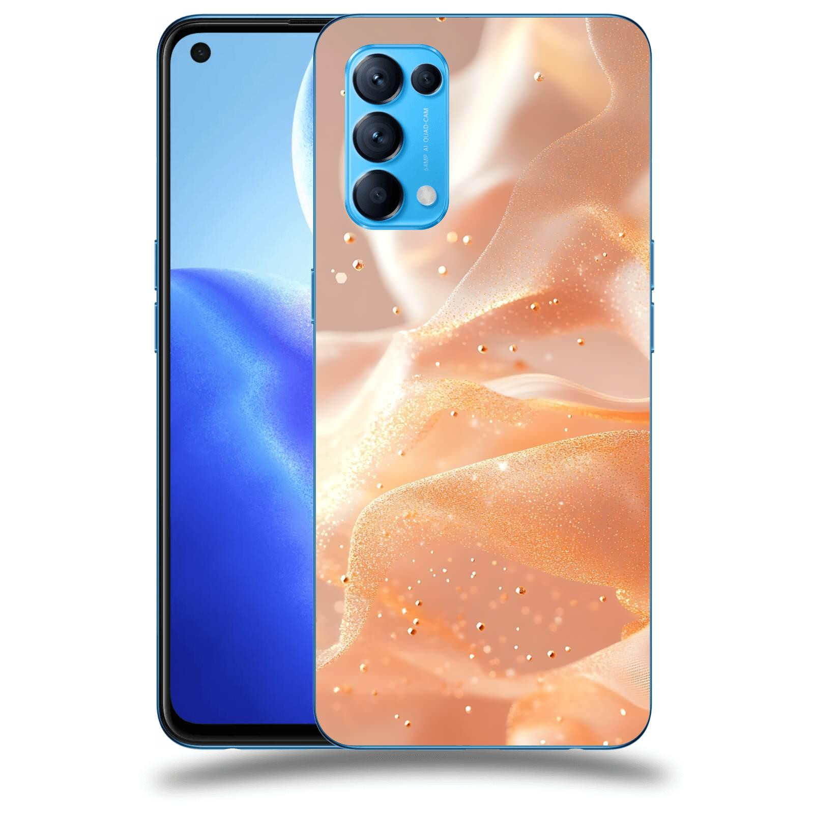 ACOVER Kryt na mobil OPPO Reno 5 5G - Éterický třpyt