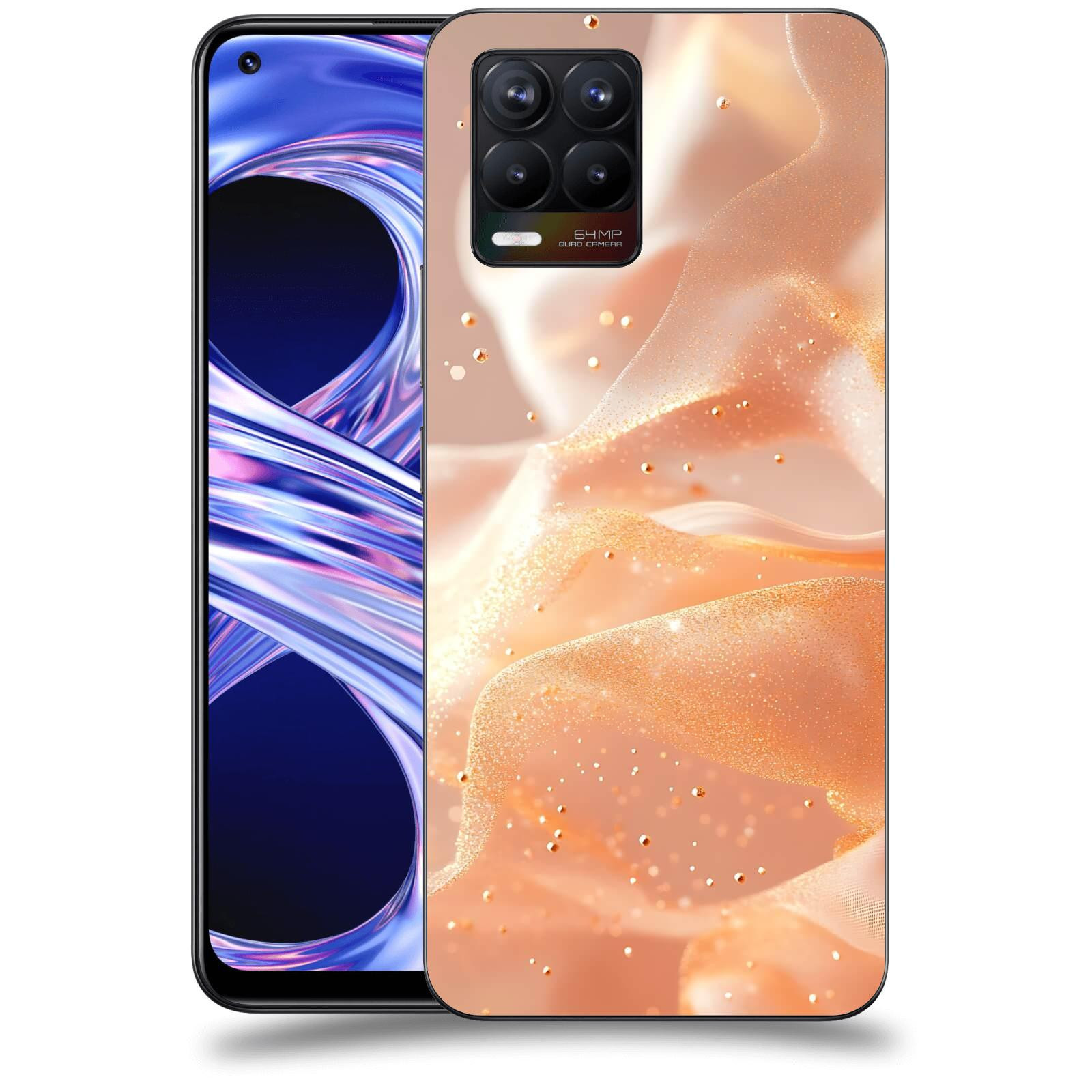 ACOVER Kryt na mobil Realme 8 - Éterický třpyt