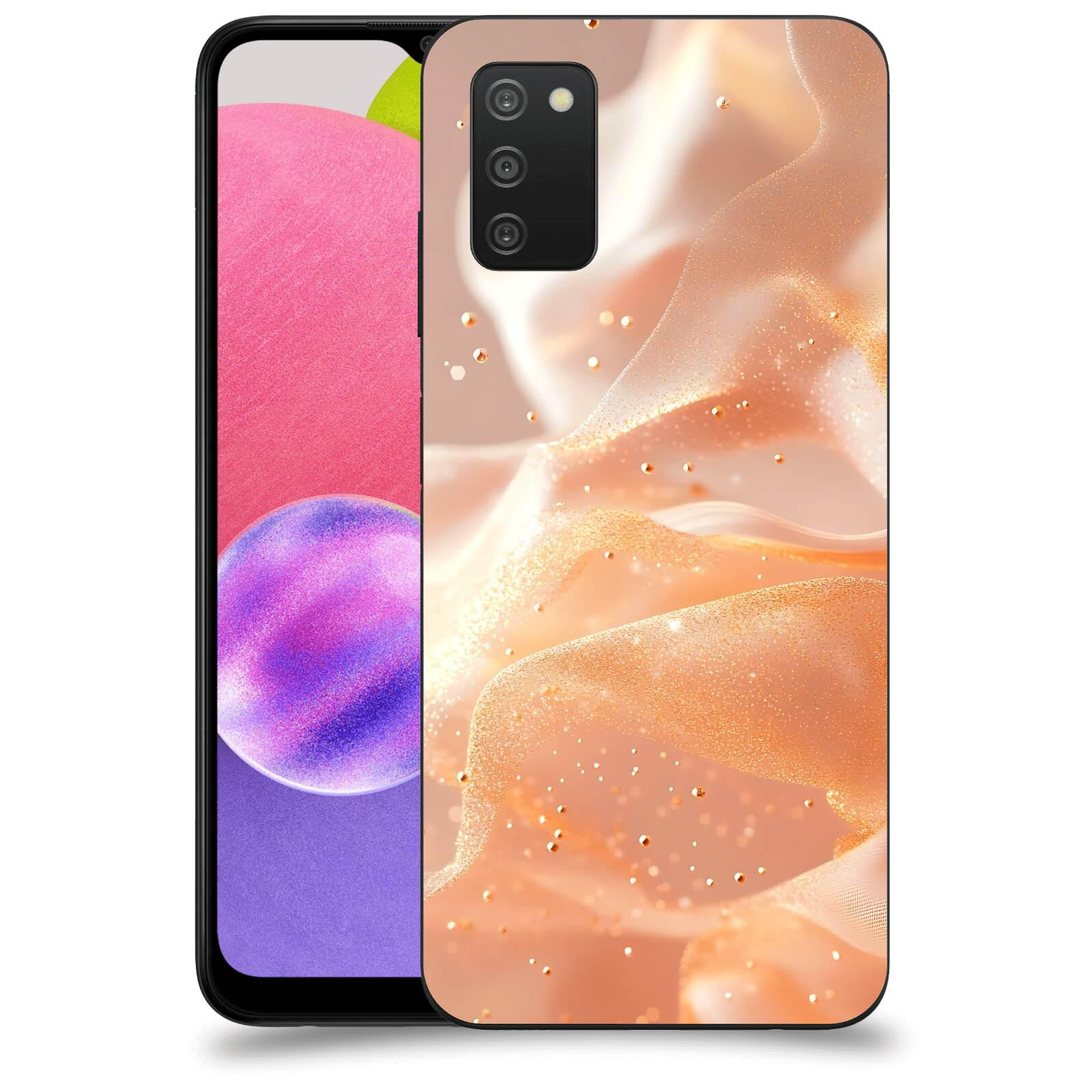 ACOVER Kryt na mobil Samsung Galaxy A03s A037G - Éterický třpyt