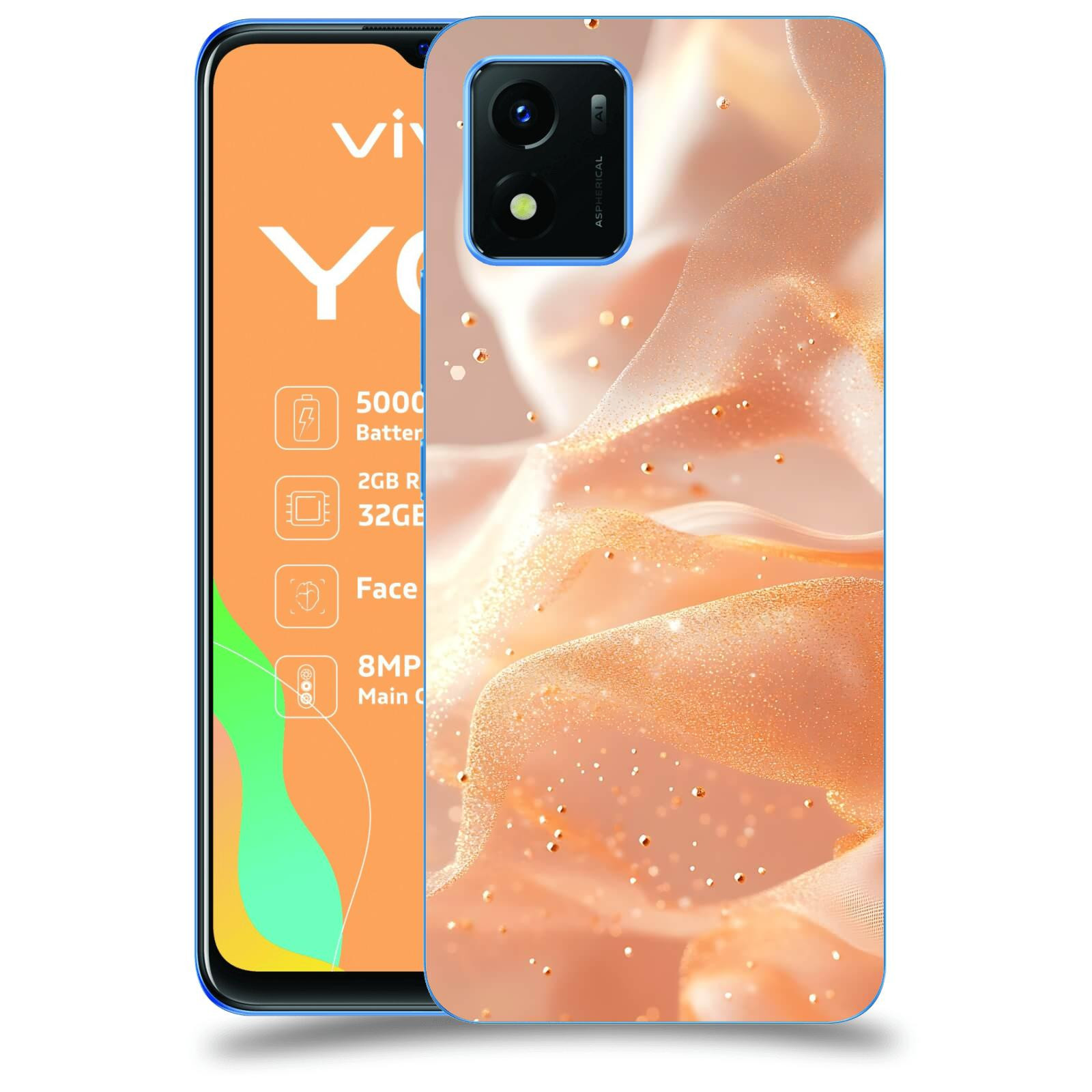 ACOVER Kryt na mobil Vivo Y01 - Éterický třpyt