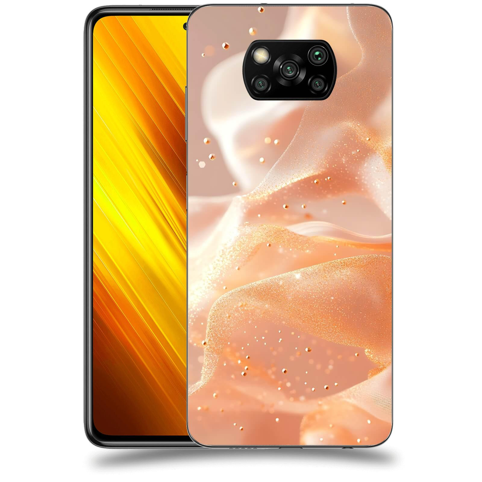 ACOVER Kryt na mobil Xiaomi Poco X3 - Éterický třpyt