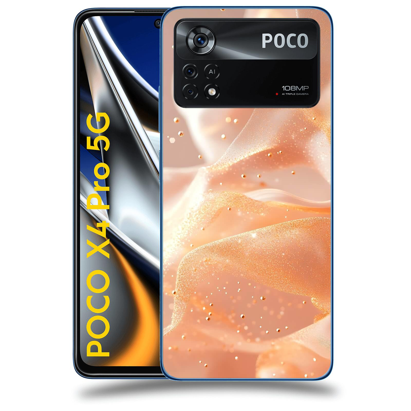 ACOVER Kryt na mobil Xiaomi Poco X4 Pro 5G - Éterický třpyt