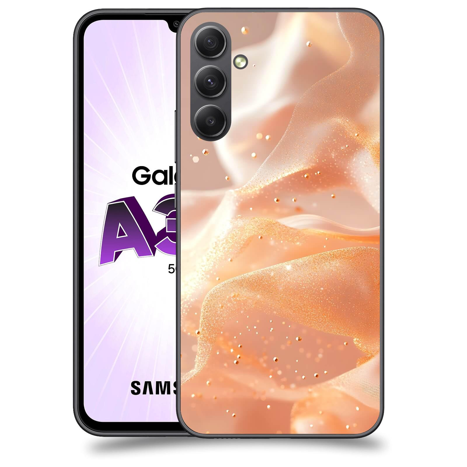 ACOVER Kryt na mobil Samsung Galaxy A34 - Éterický třpyt