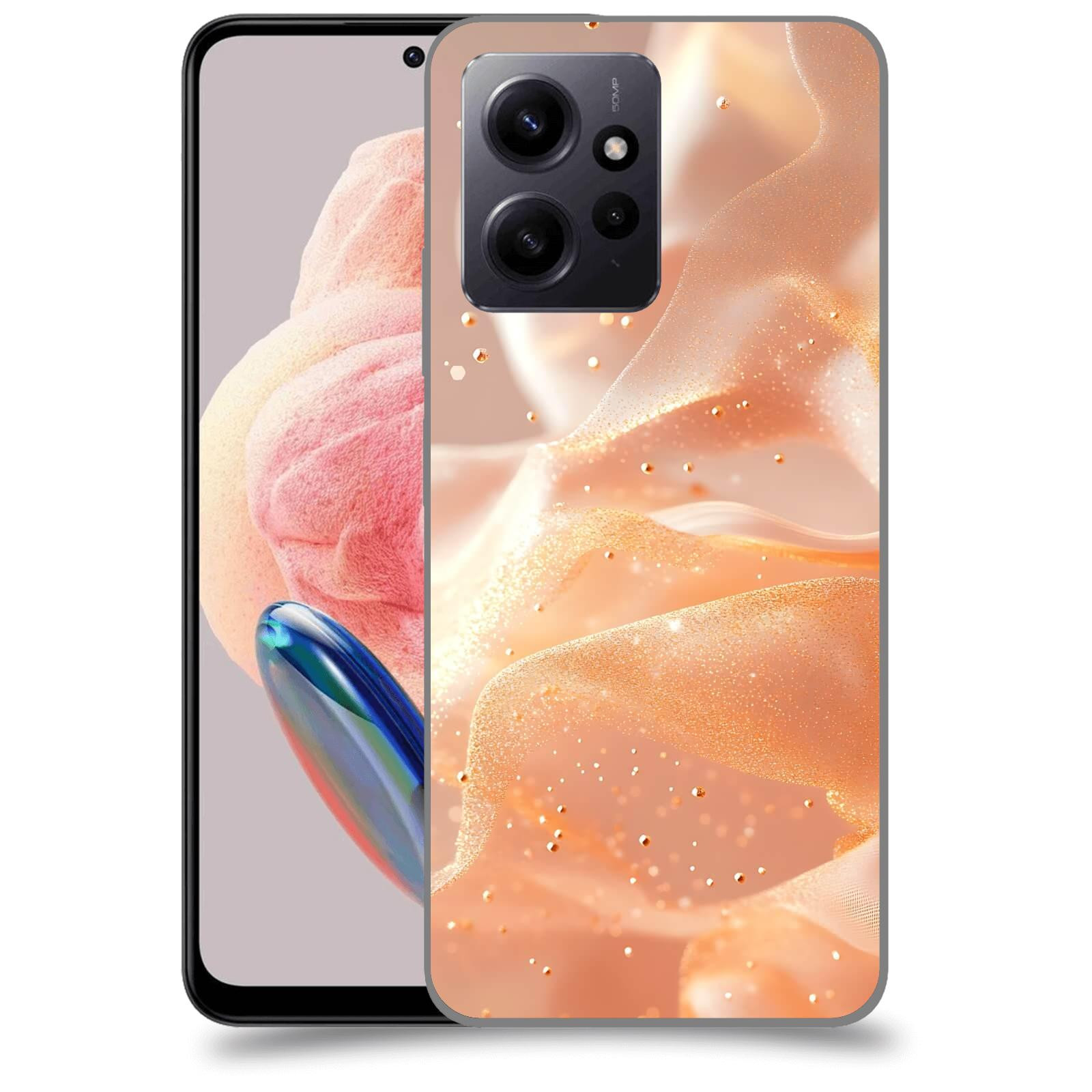 ACOVER Kryt na mobil Xiaomi Redmi Note 12 4G - Éterický třpyt