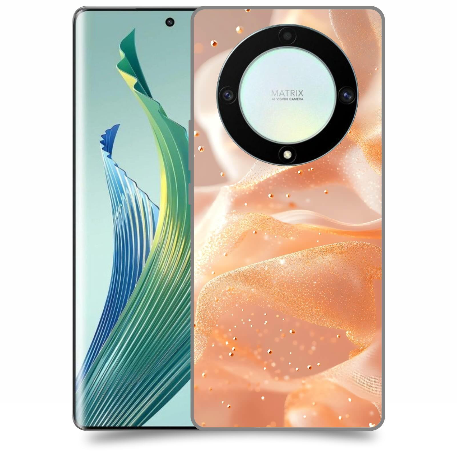 ACOVER Kryt na mobil Honor Magic 5 Lite 5G - Éterický třpyt