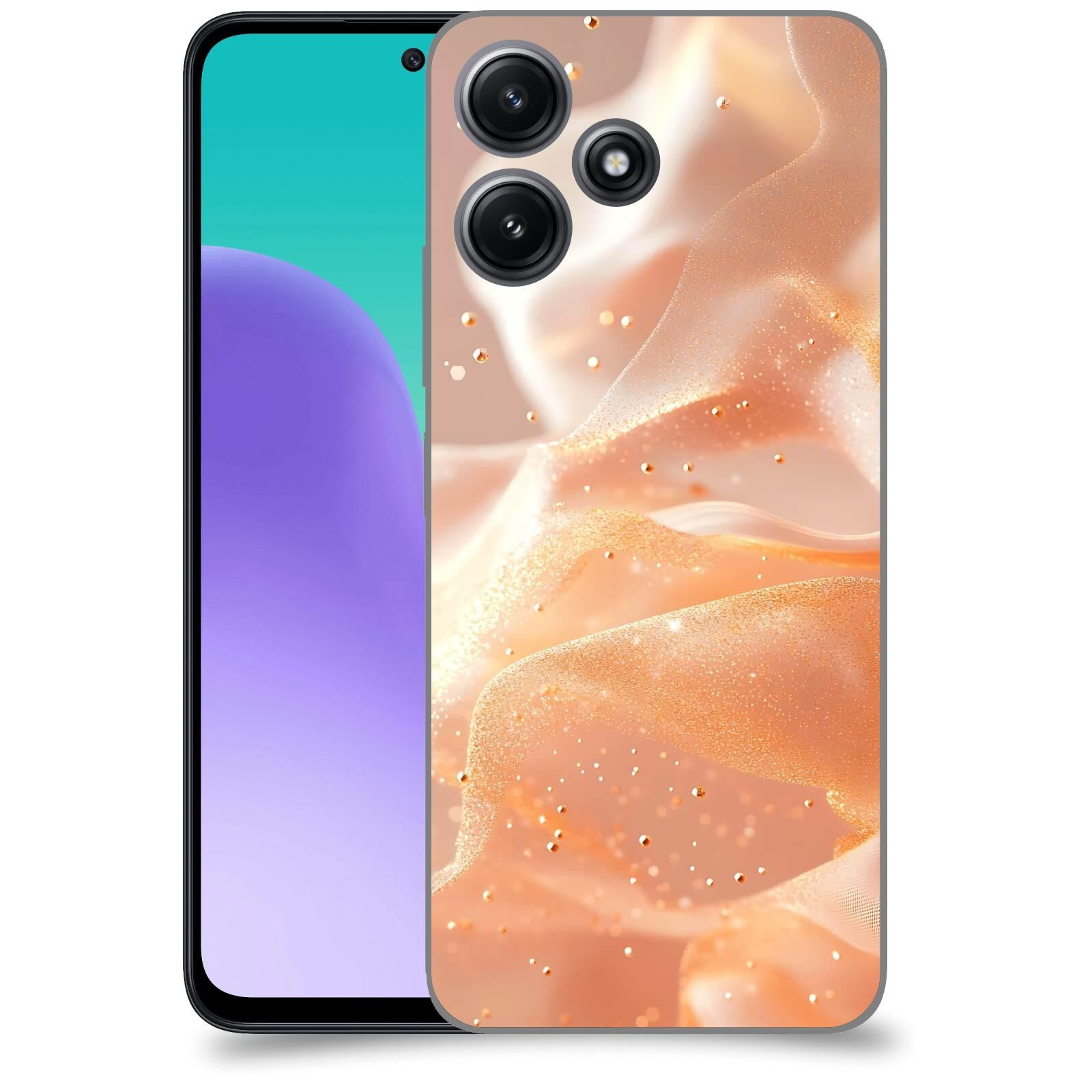 ACOVER Kryt na mobil Xiaomi Redmi 12 5G - Éterický třpyt