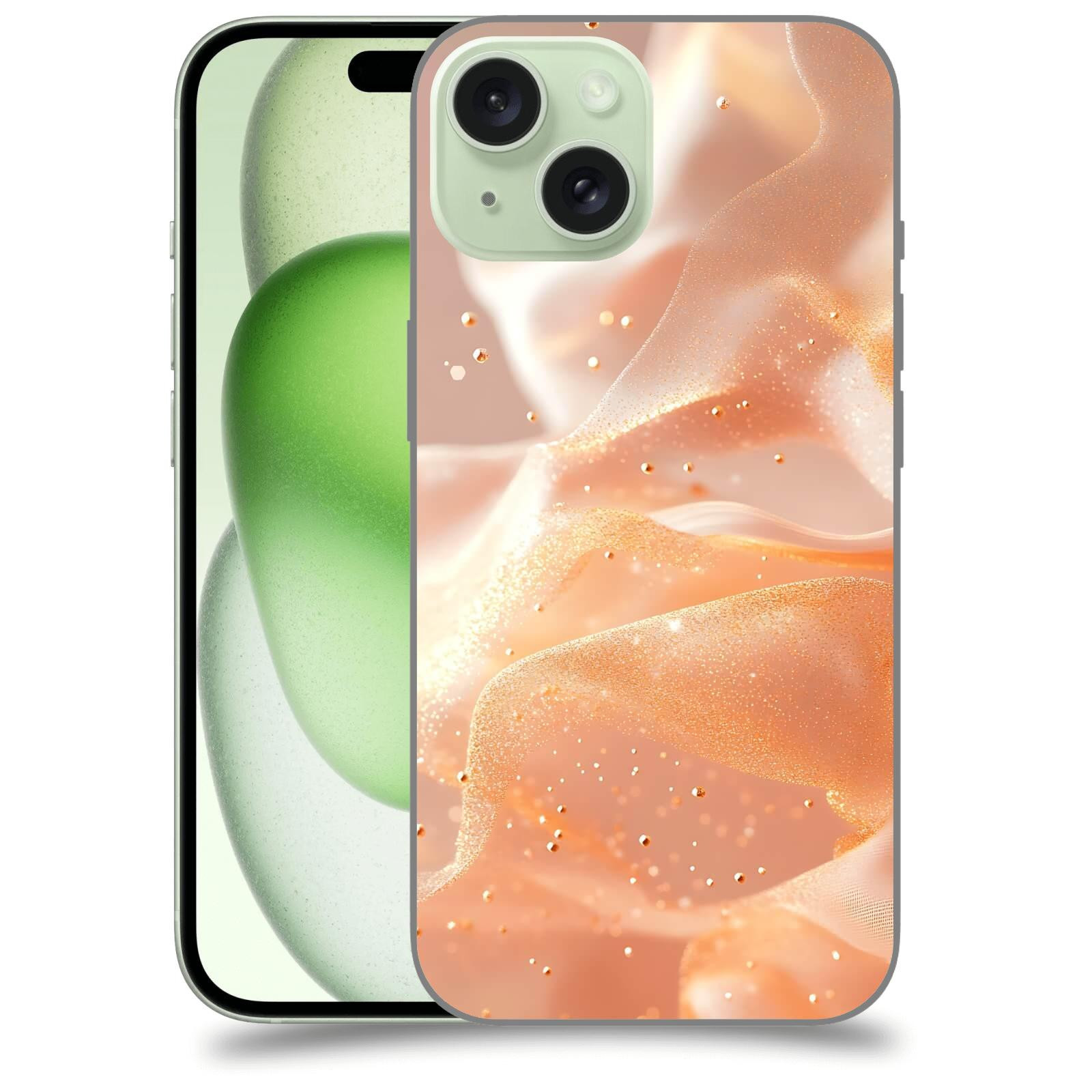 ACOVER Kryt na mobil Apple iPhone 15 - Éterický třpyt