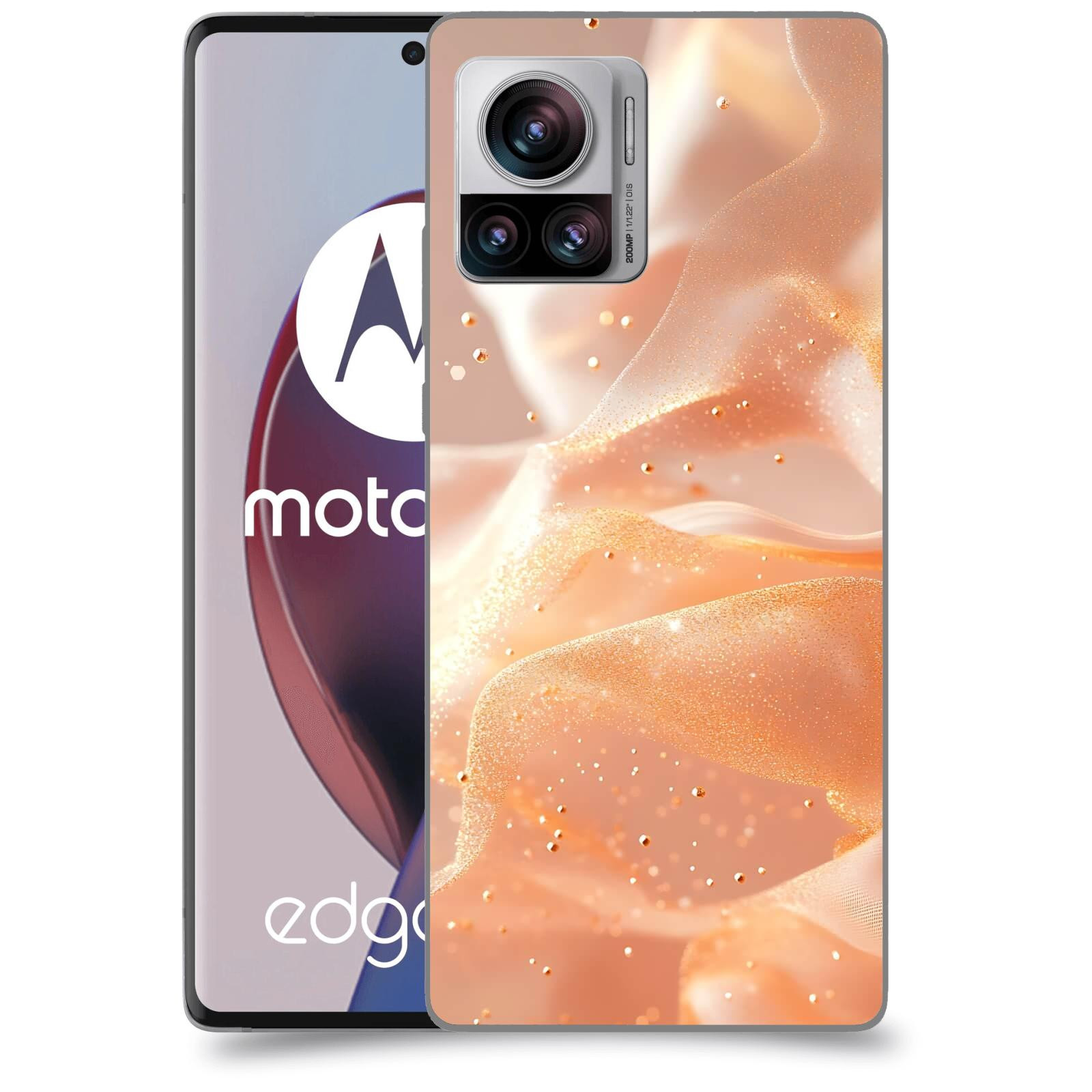 ACOVER Kryt na mobil Motorola Edge 30 Ultra - Éterický třpyt