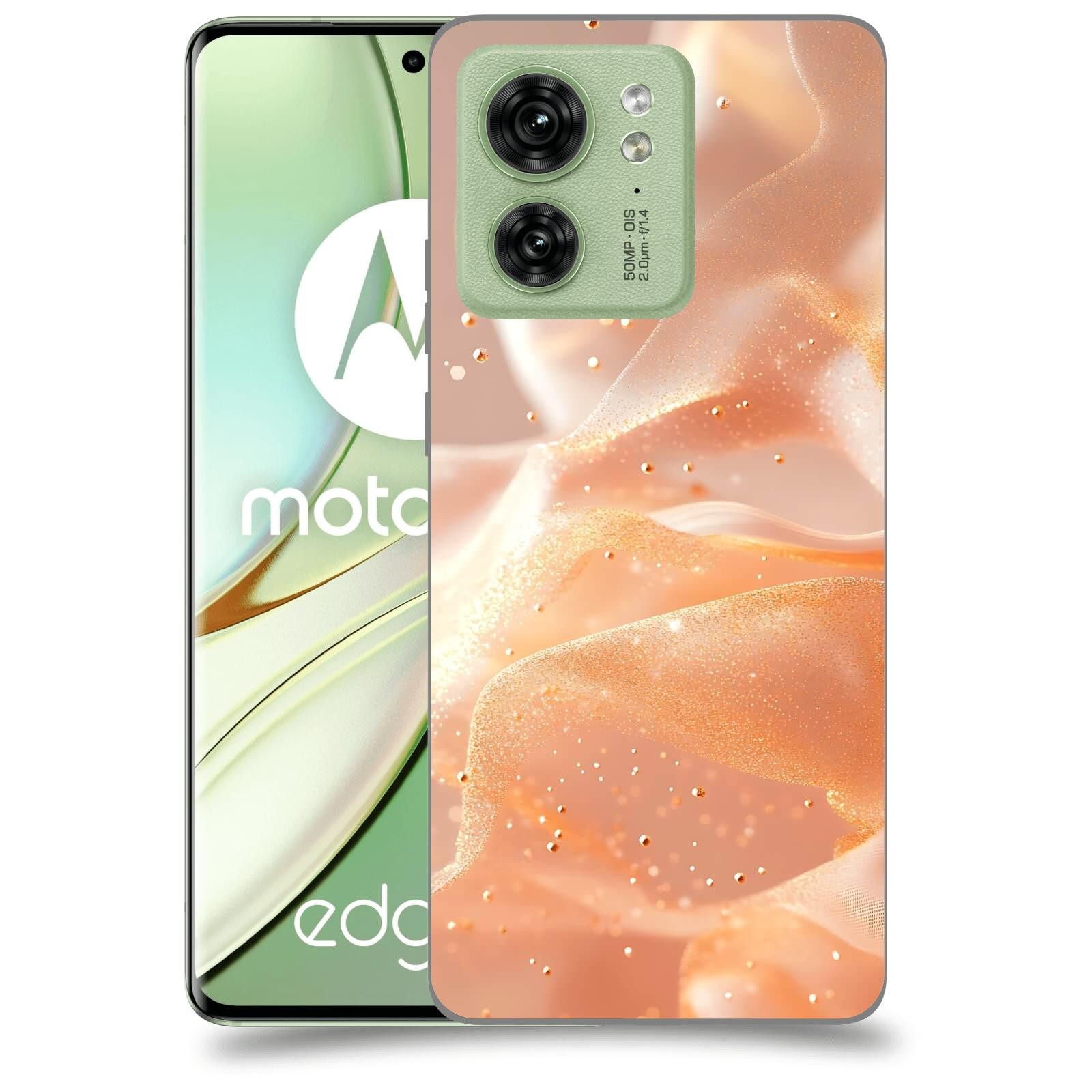 ACOVER Kryt na mobil Motorola EDGE 40 5G - Éterický třpyt