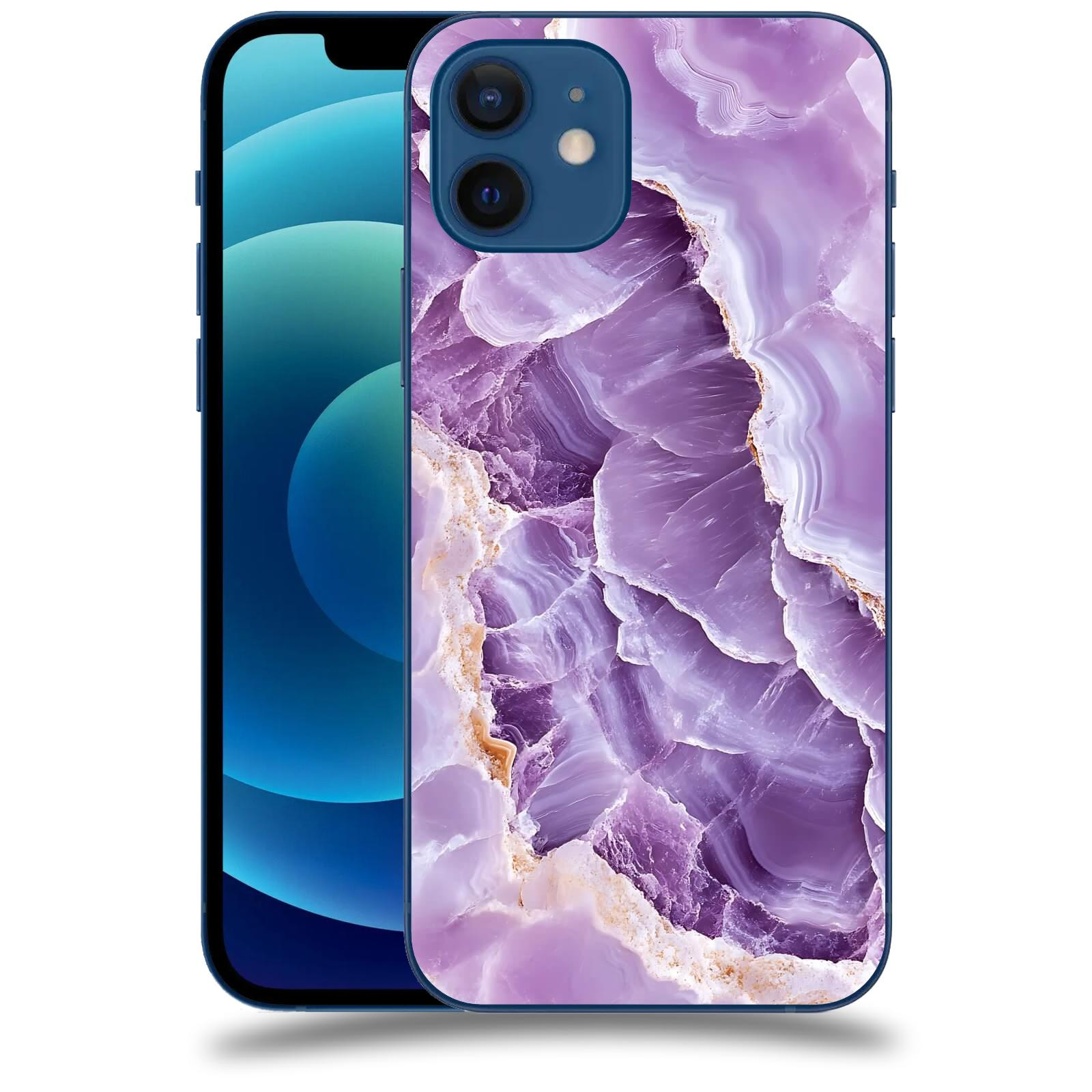 ACOVER Kryt na mobil Apple iPhone 12 - Fialová krása