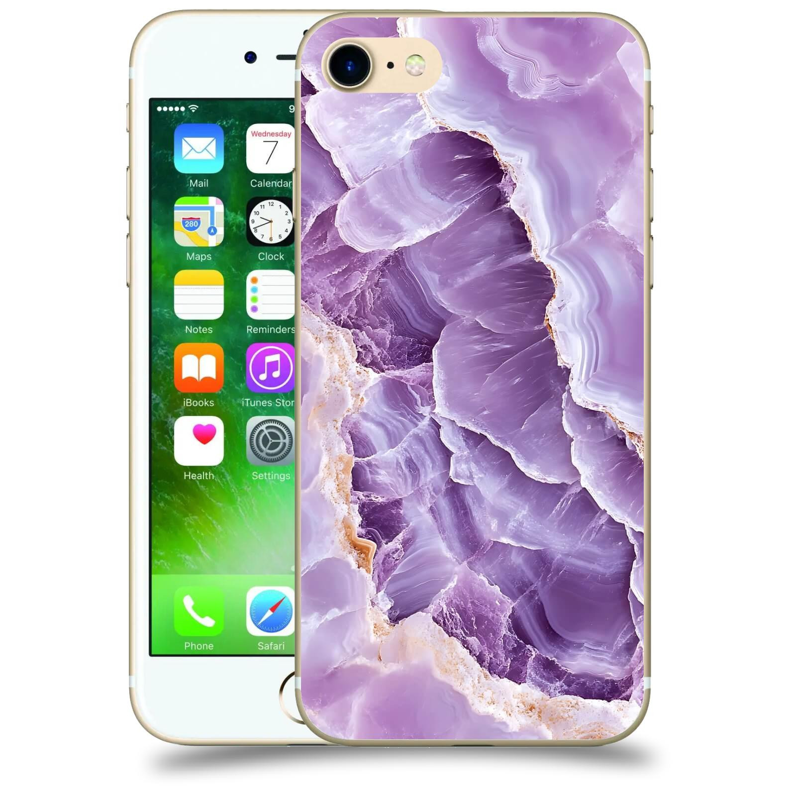 ACOVER Kryt na mobil Apple iPhone 7 - Fialová krása