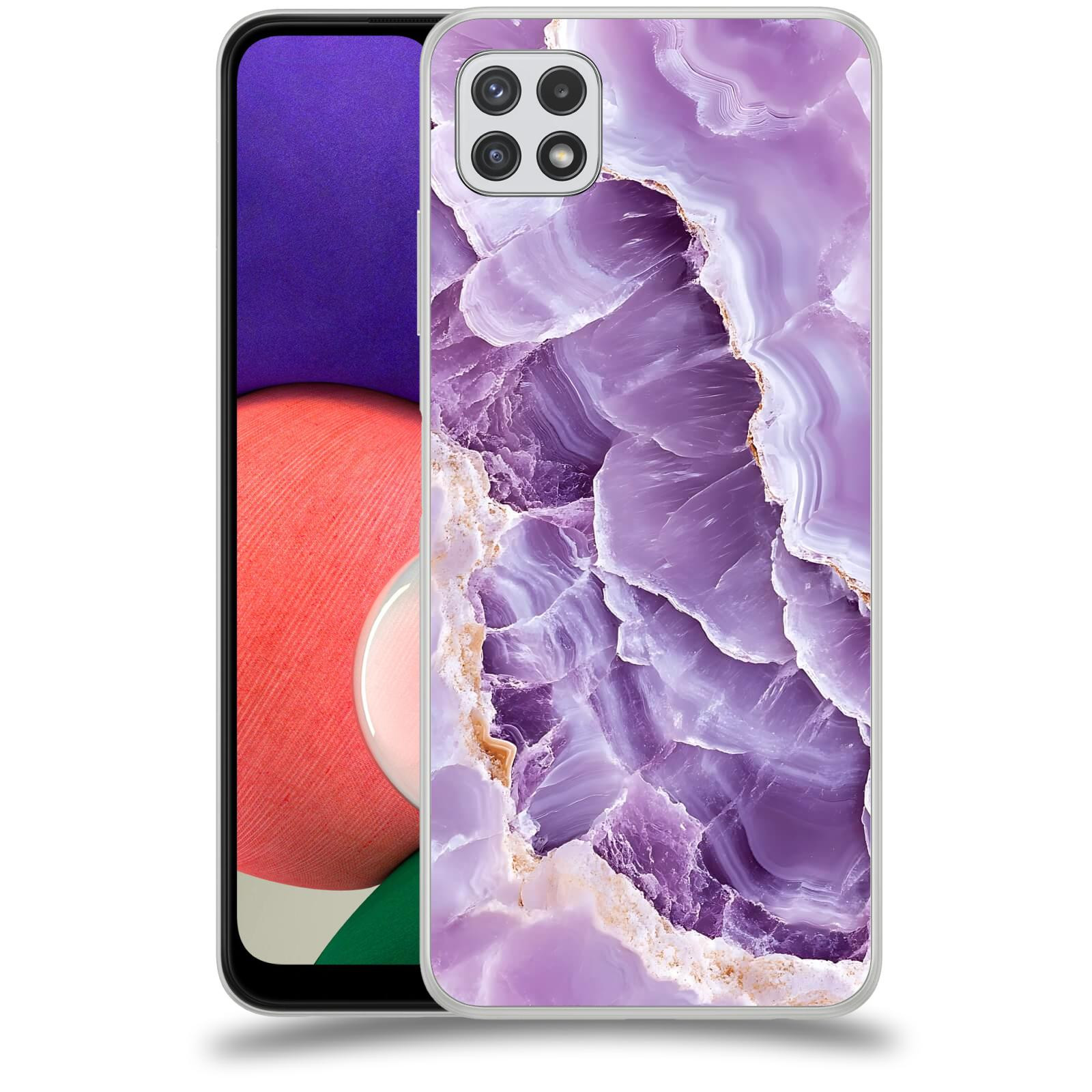 ACOVER Kryt na mobil Samsung Galaxy A22 A225F - Fialová krása