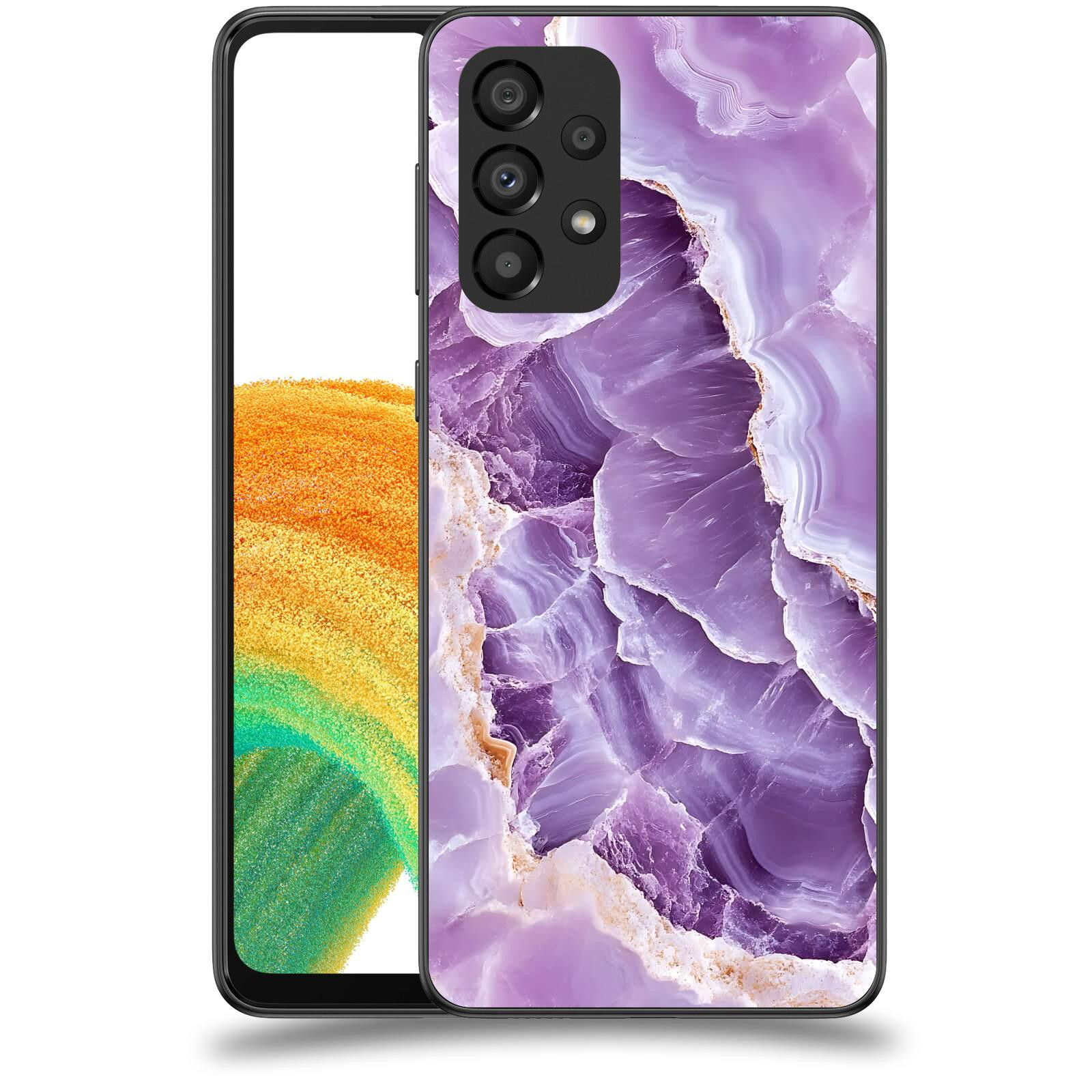 ACOVER Kryt na mobil Samsung Galaxy A33 5G A336 - Fialová krása