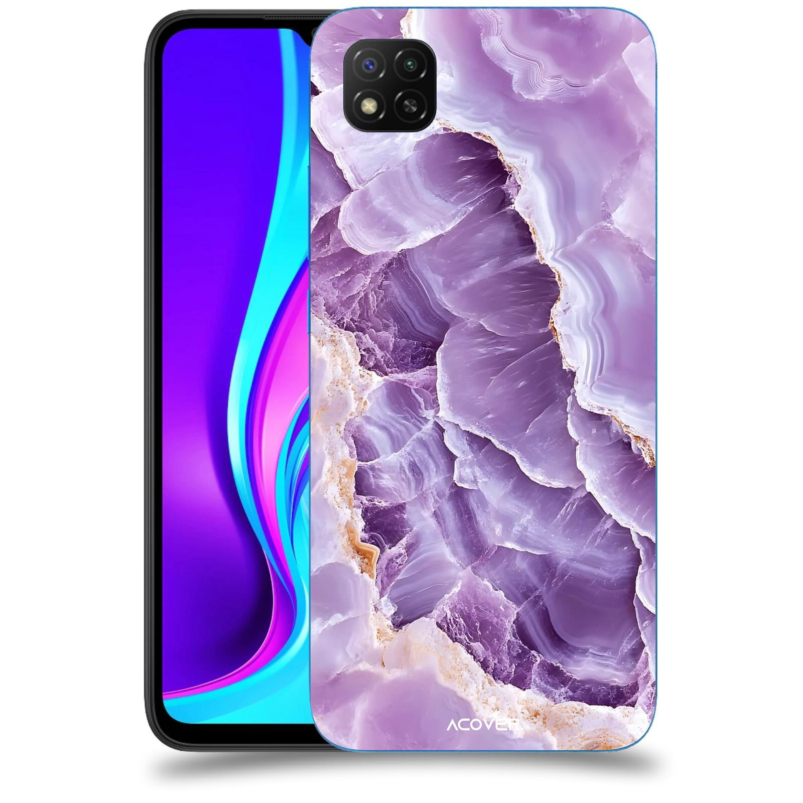 ACOVER Kryt na mobil Xiaomi Redmi 9C - Fialová krása