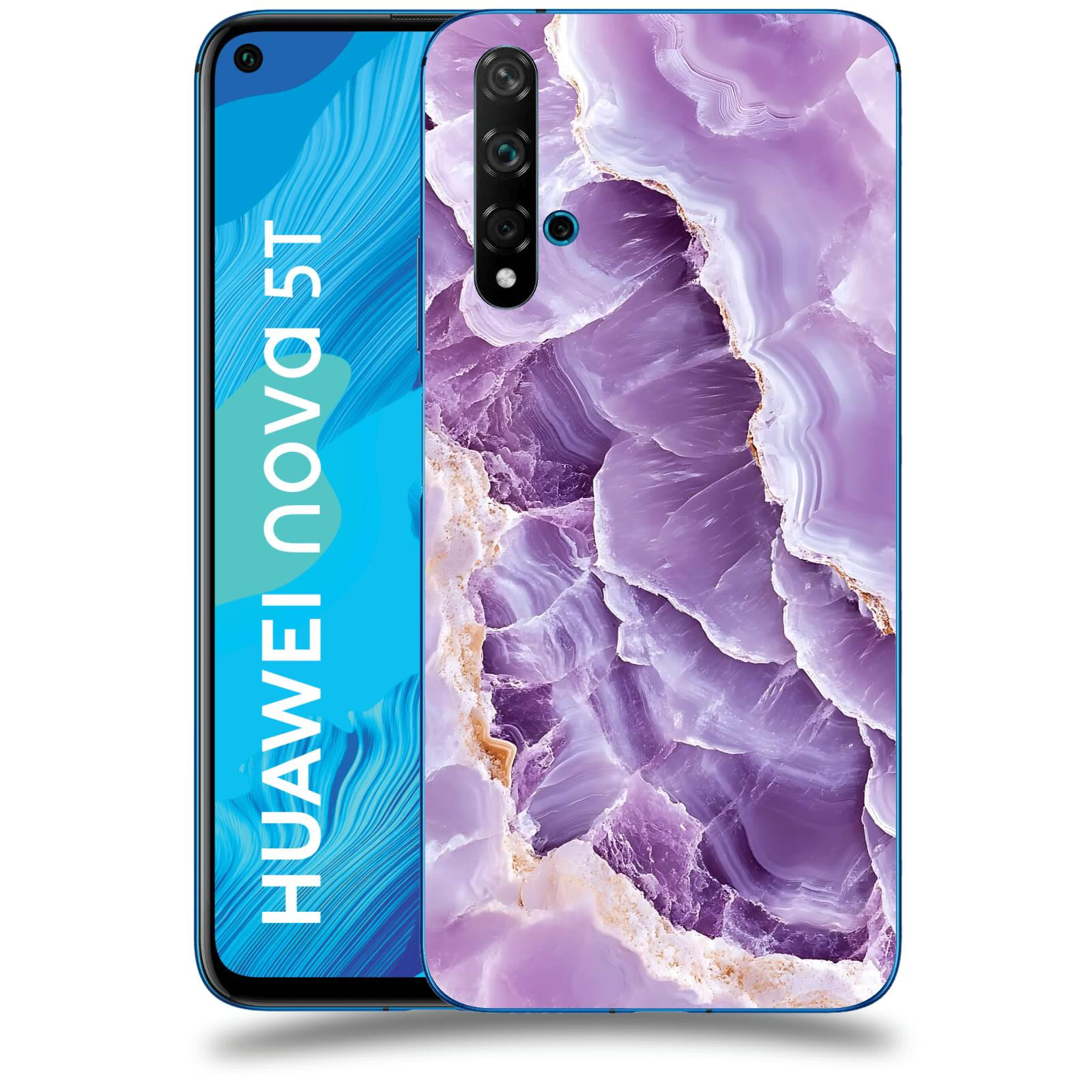 ACOVER Kryt na mobil Huawei Nova 5T - Fialová krása