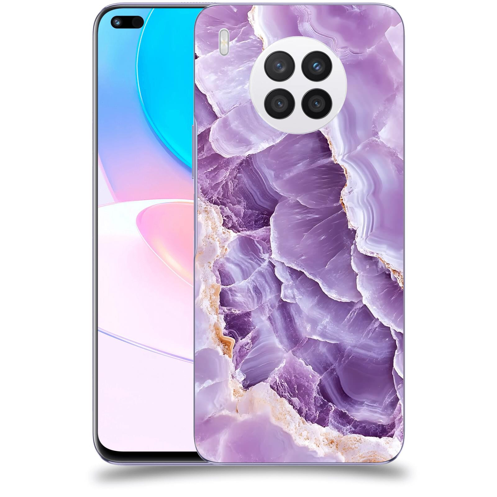 ACOVER Kryt na mobil Huawei Nova 8i - Fialová krása