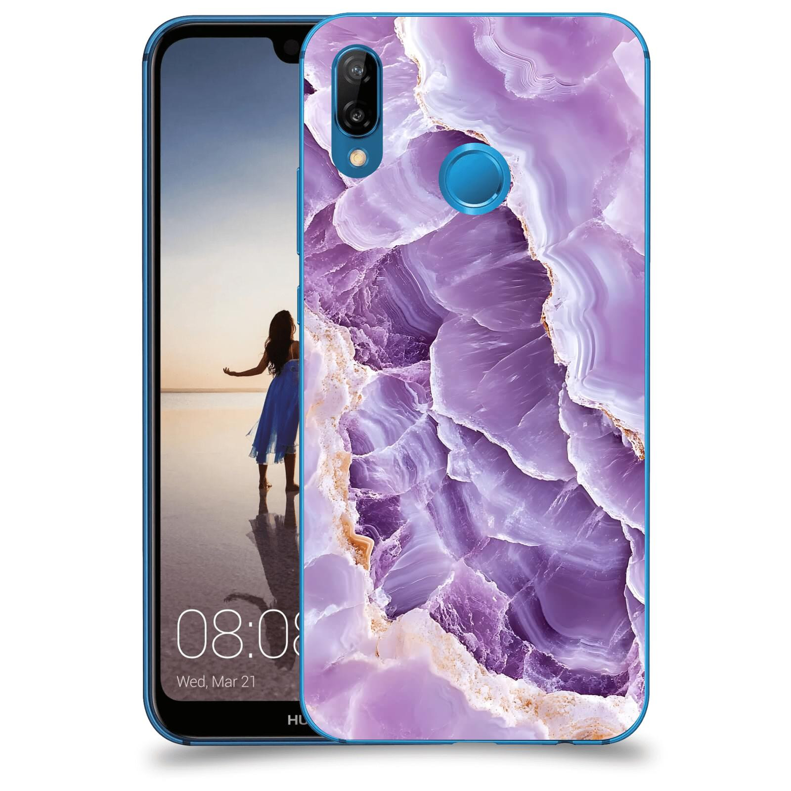 ACOVER Kryt na mobil Huawei P20 Lite - Fialová krása