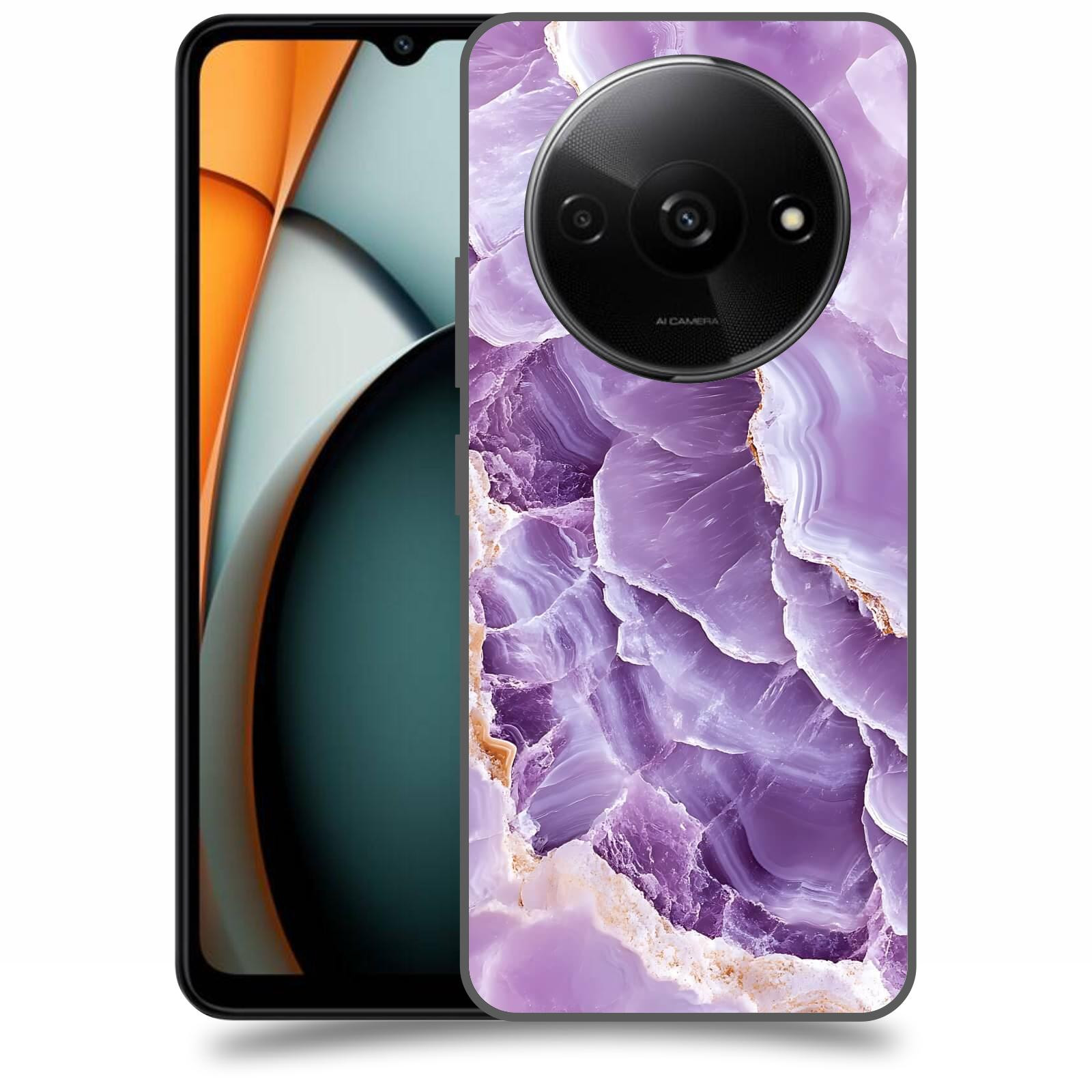 ACOVER Kryt na mobil Xiaomi Redmi A3 - Fialová krása