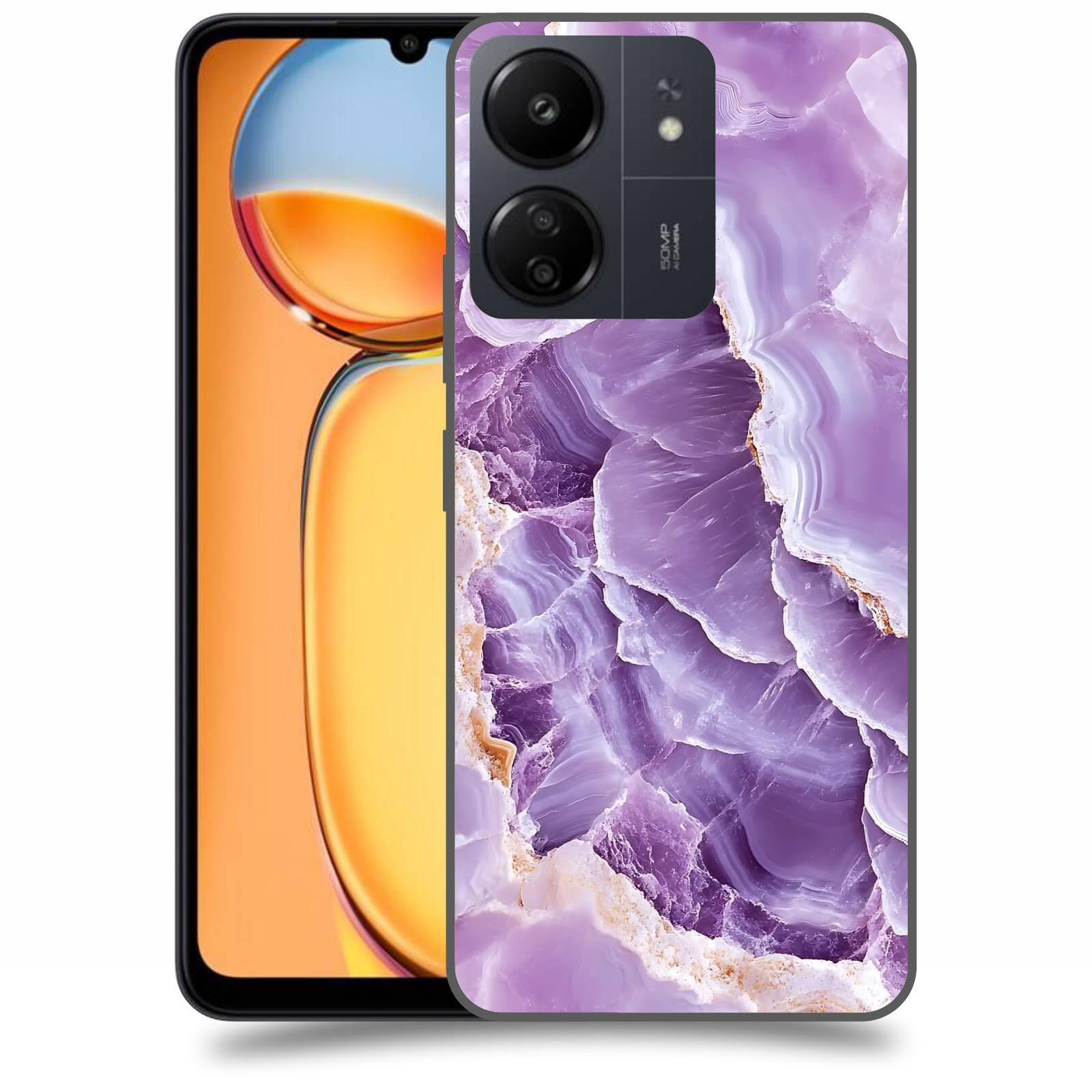 ACOVER Kryt na mobil Xiaomi Redmi 13C 4G  Fialová krása