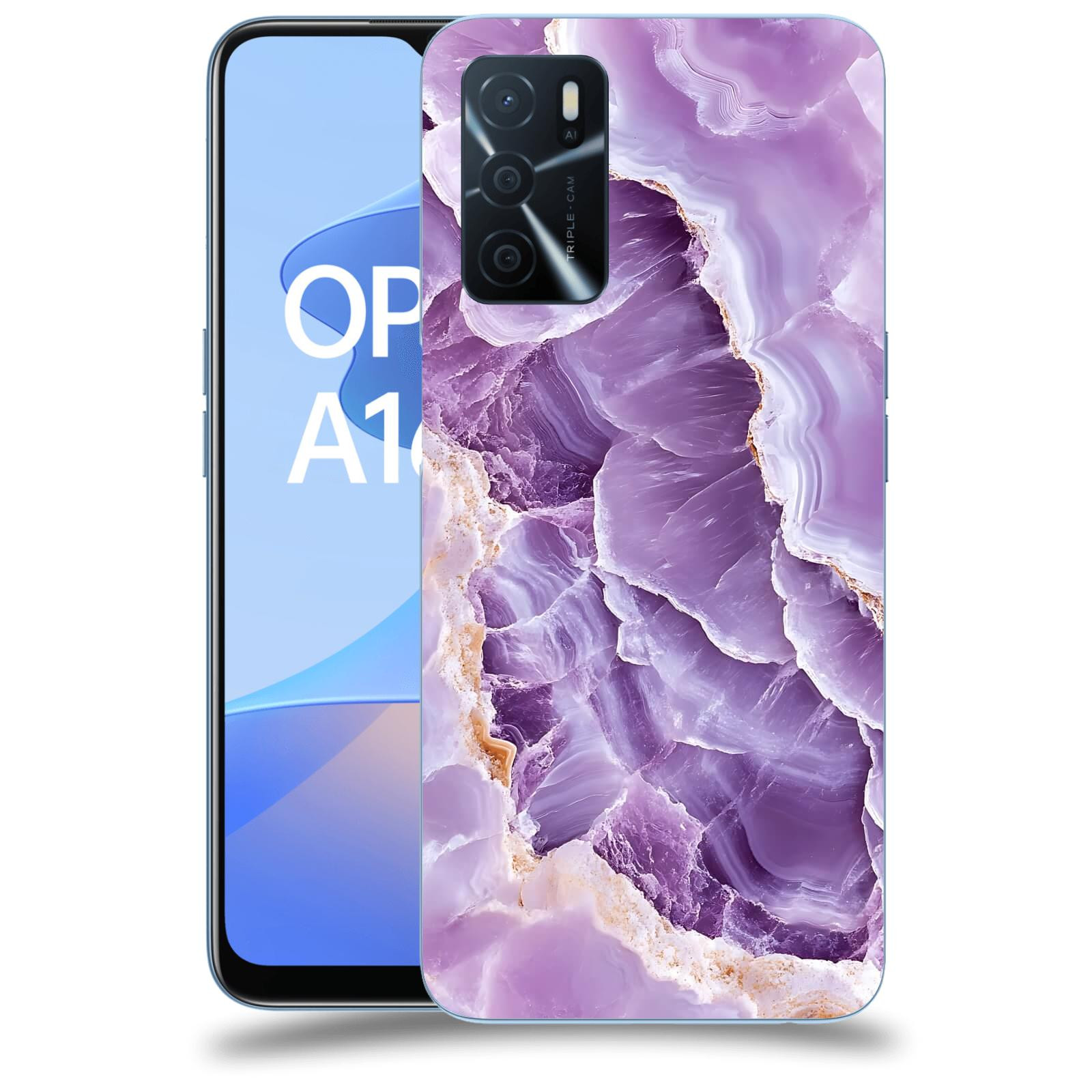 ACOVER Kryt na mobil OPPO A16s - Fialová krása