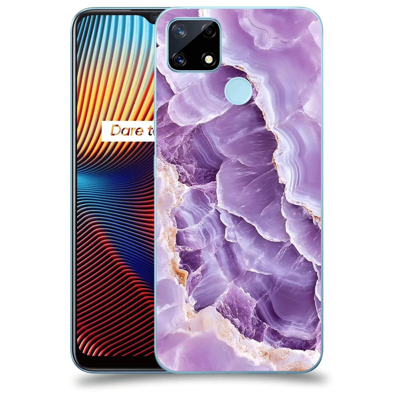 ACOVER Kryt na mobil Realme 7i - Fialová krása