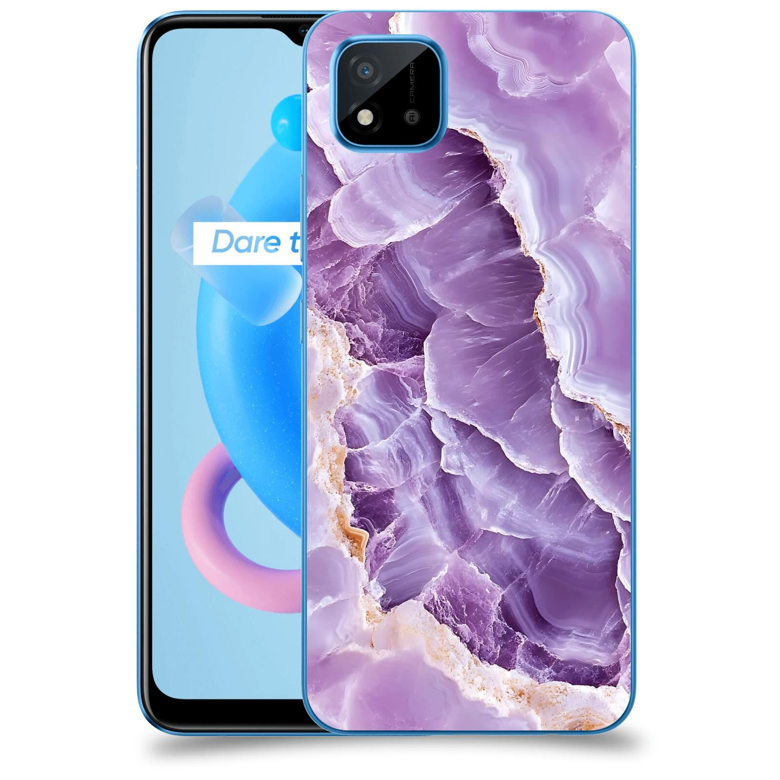 ACOVER Kryt na mobil Realme C11 (2021) - Fialová krása