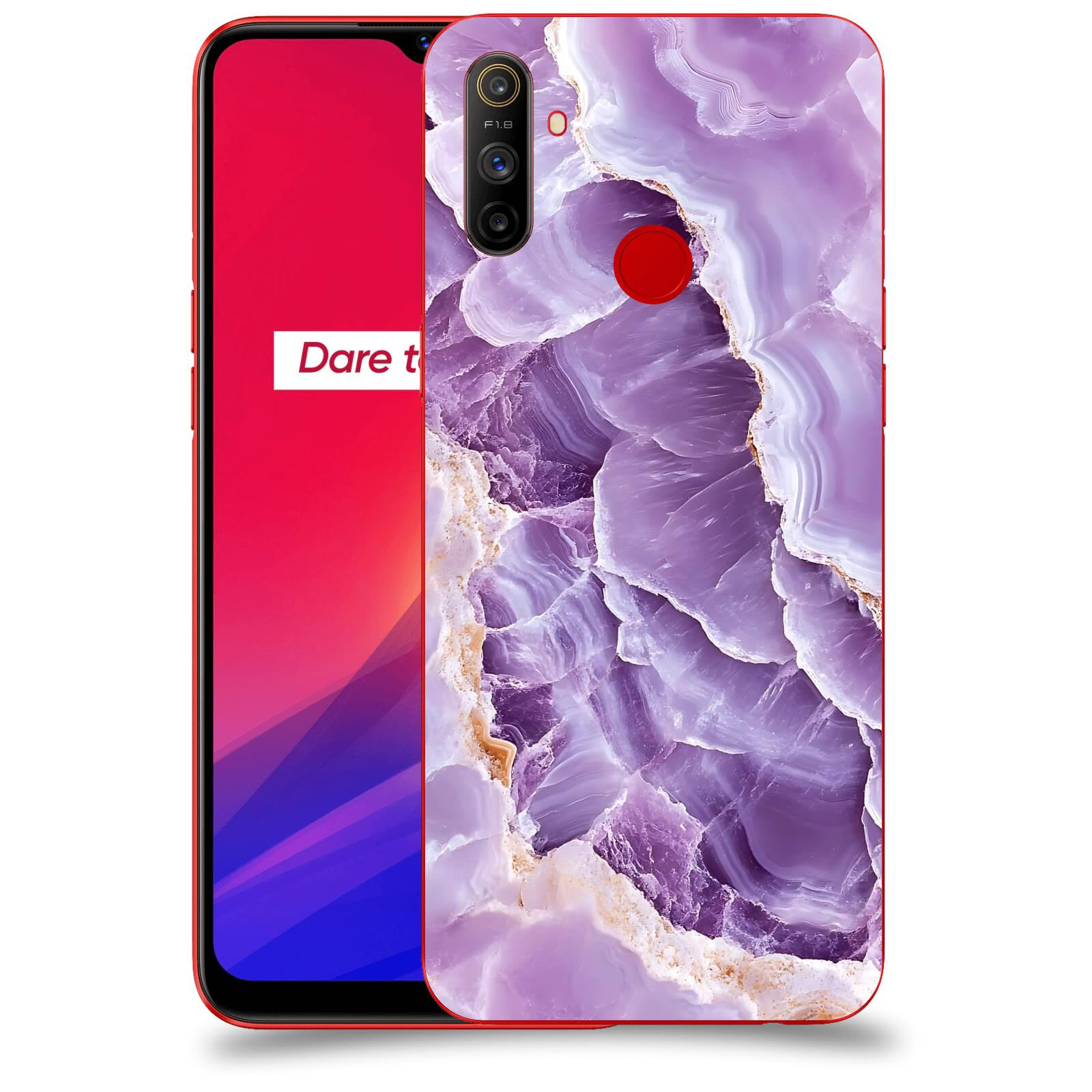 ACOVER Kryt na mobil Realme C3 - Fialová krása