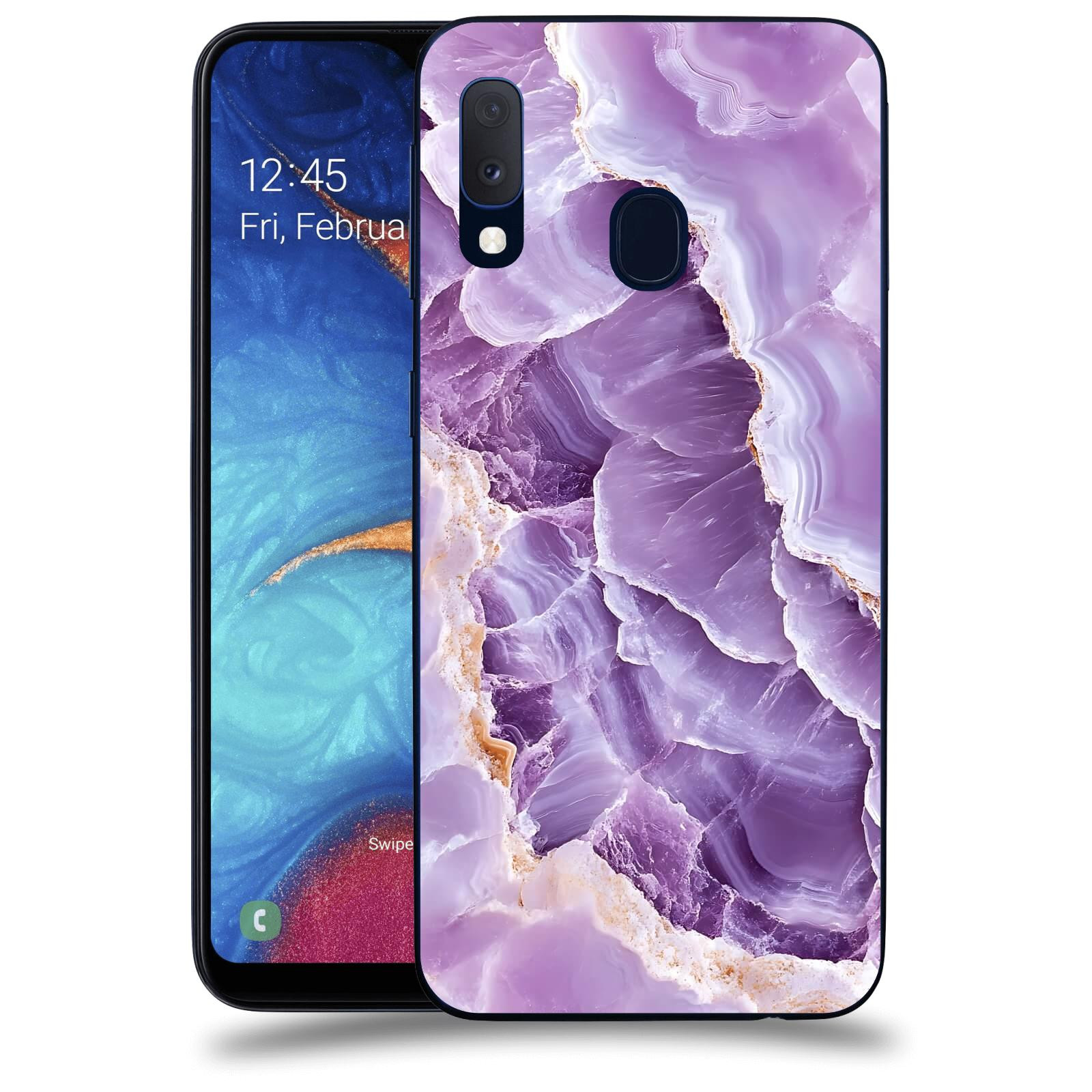 ACOVER Kryt na mobil Samsung Galaxy A20e A202F - Fialová krása