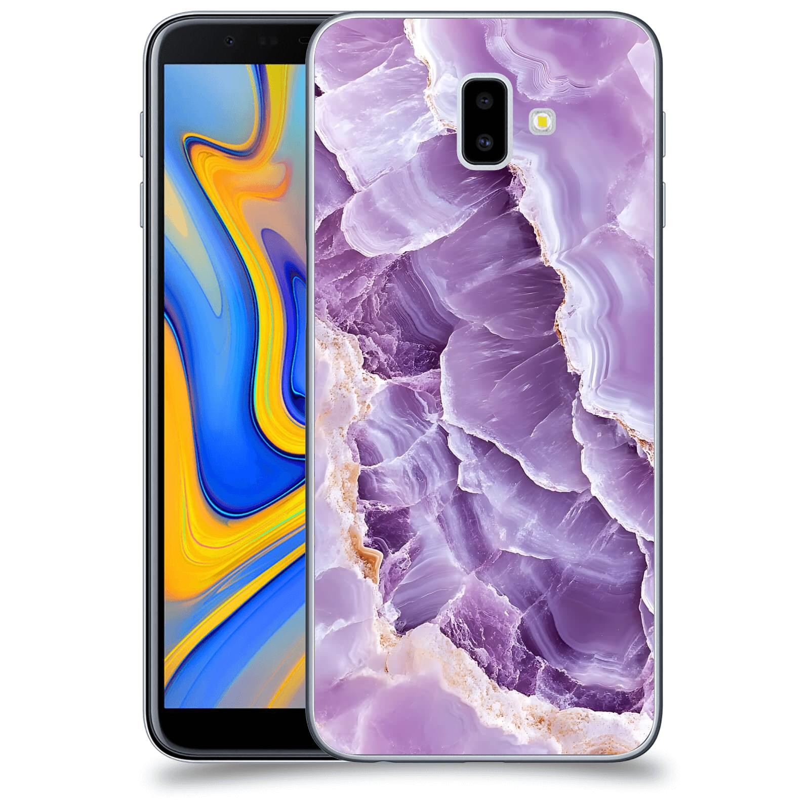 ACOVER Kryt na mobil Samsung Galaxy J6+ J610F - Fialová krása