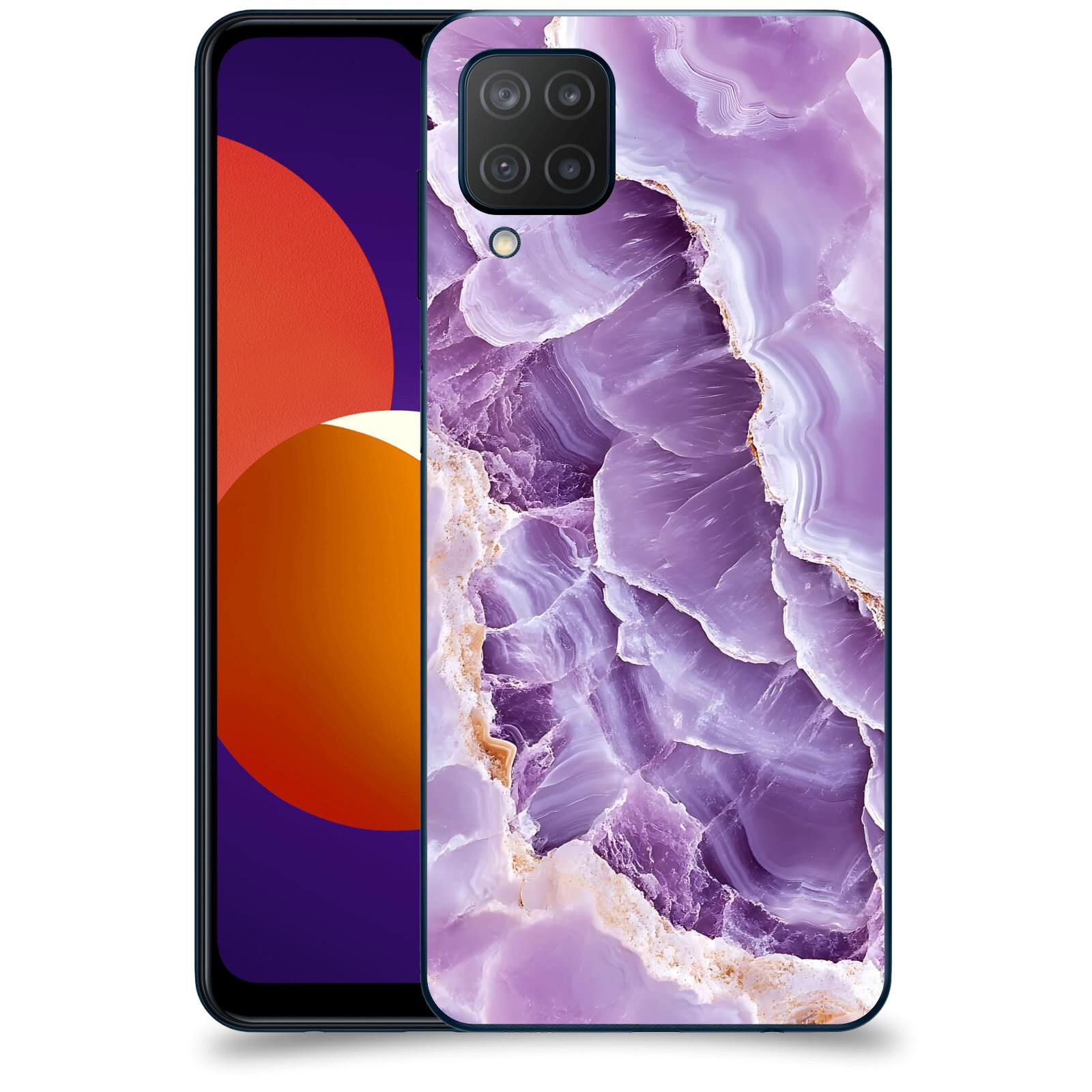 ACOVER Kryt na mobil Samsung Galaxy M12 M127F - Fialová krása