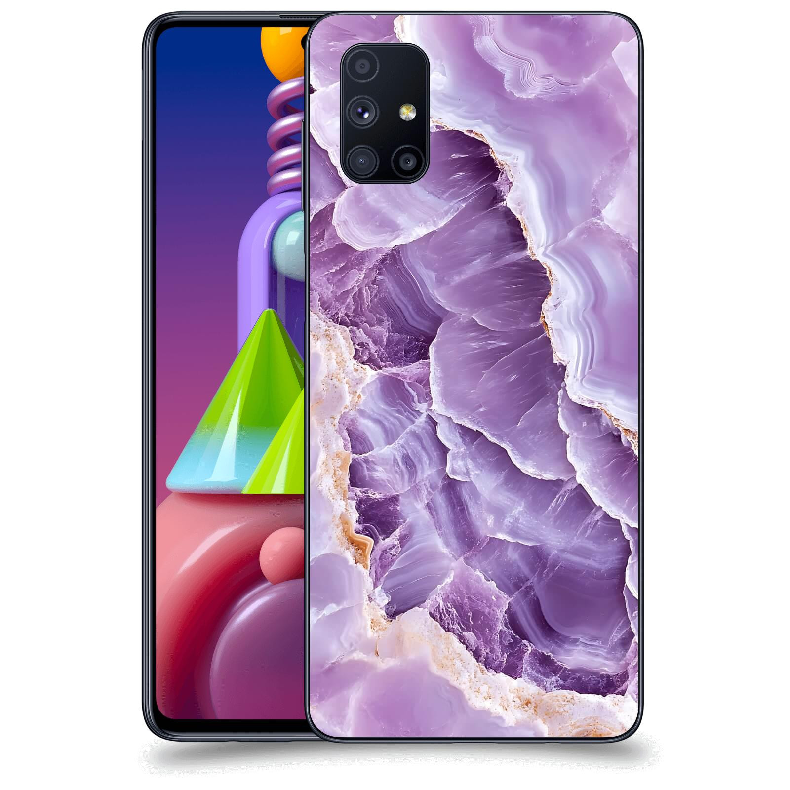 ACOVER Kryt na mobil Samsung Galaxy M51 M515F - Fialová krása