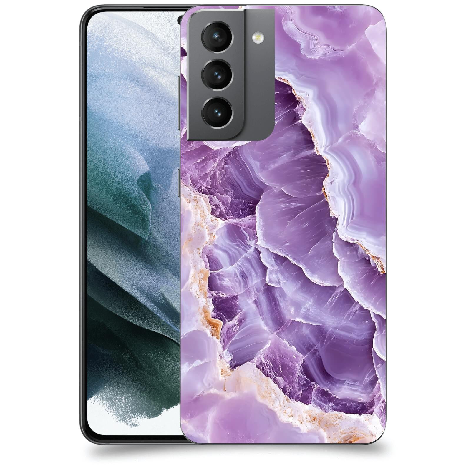 ACOVER Kryt na mobil Samsung Galaxy S21 G991B - Fialová krása