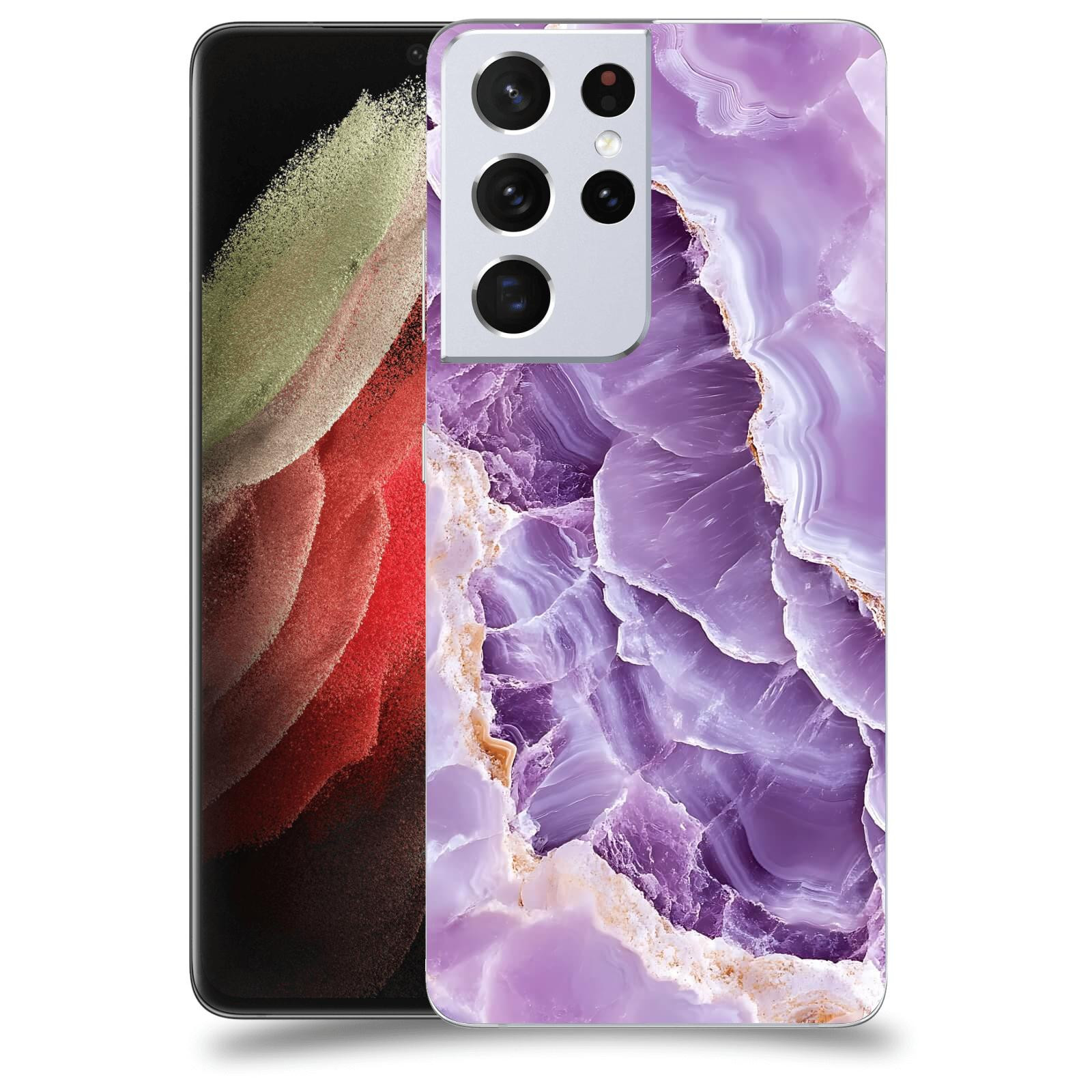 ACOVER Kryt na mobil Samsung Galaxy S21 Ultra 5G G998B - Fialová krása