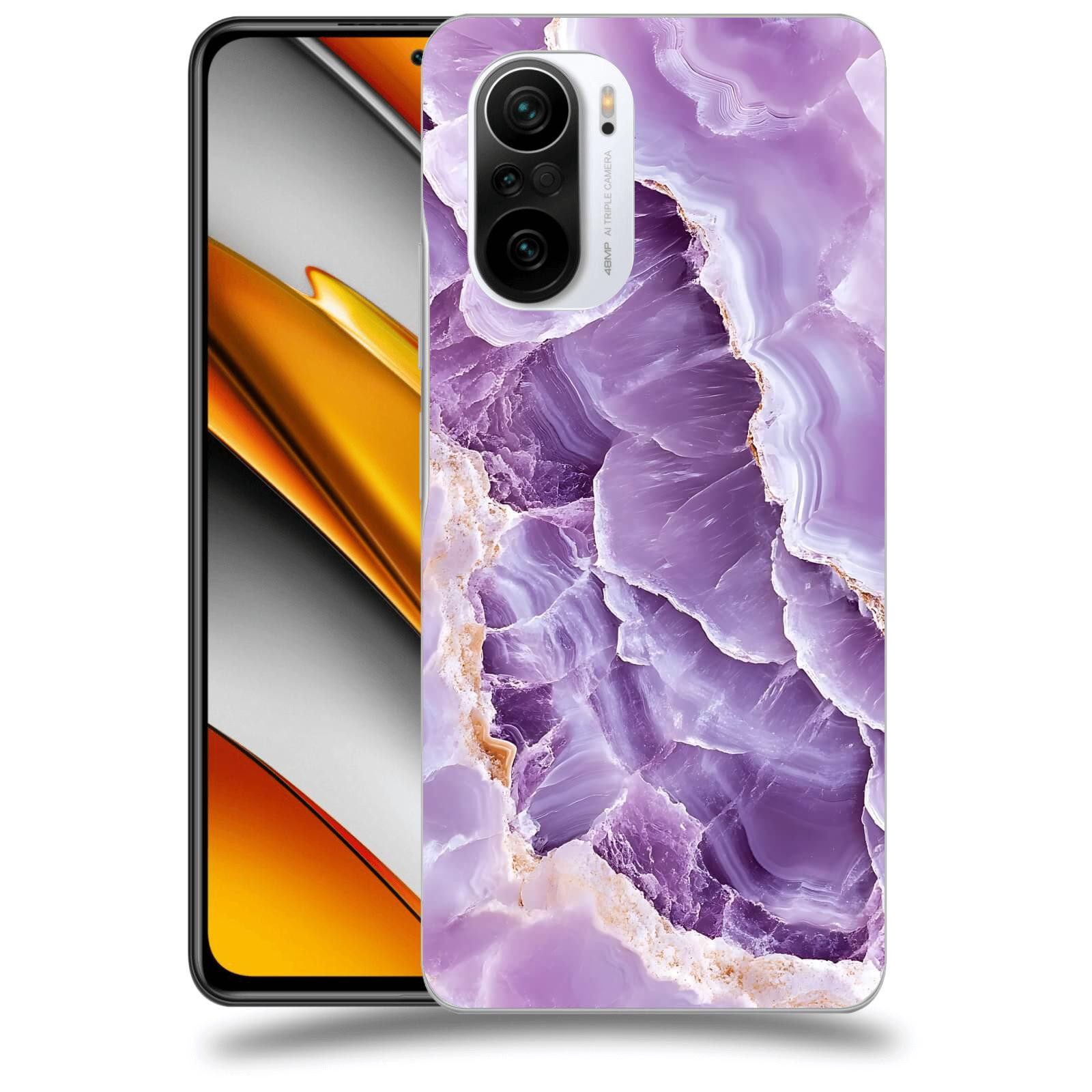 ACOVER Kryt na mobil Xiaomi Poco F3 - Fialová krása