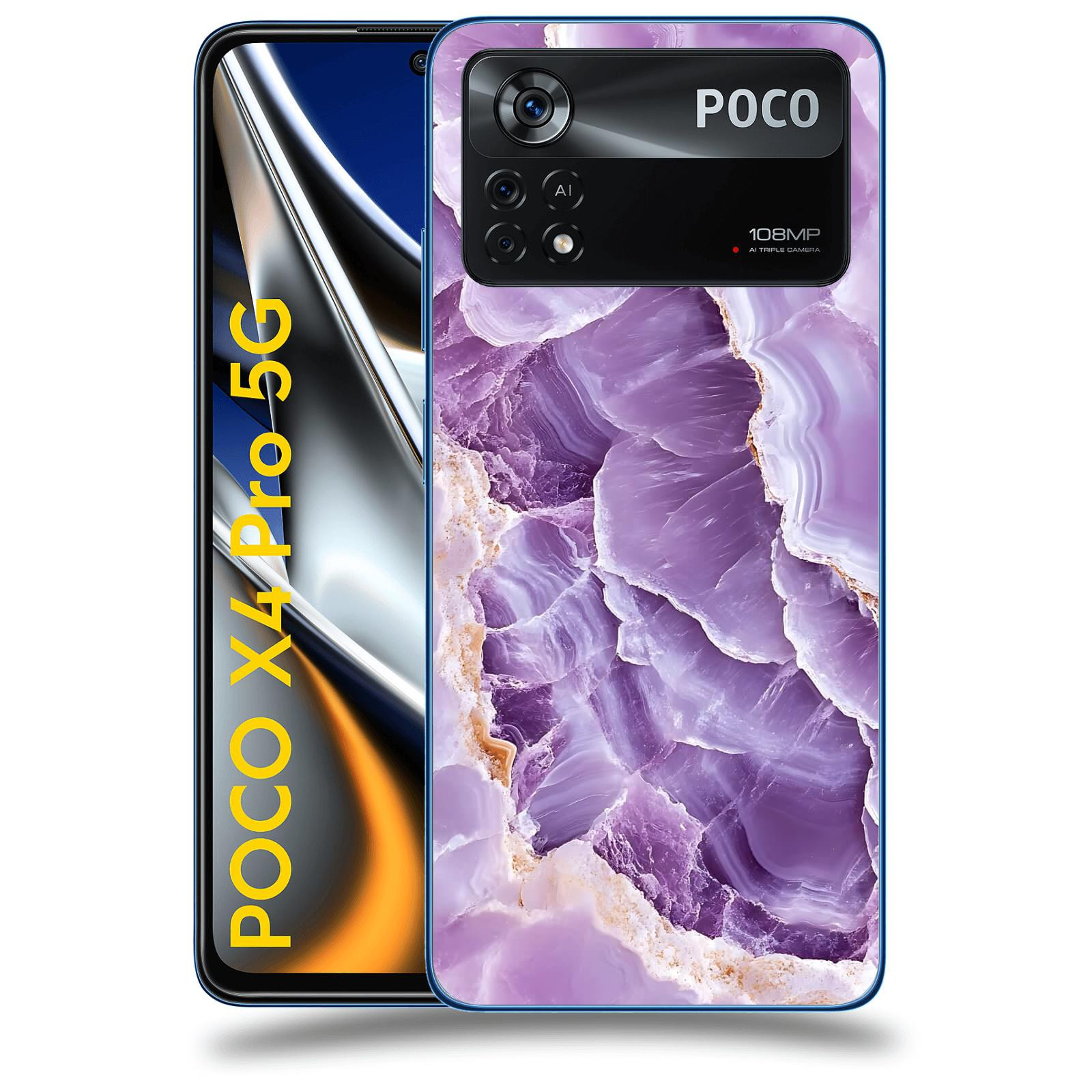 ACOVER Kryt na mobil Xiaomi Poco X4 Pro 5G - Fialová krása