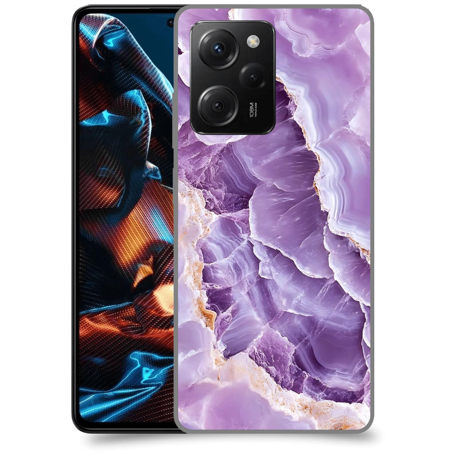 ACOVER Kryt na mobil Xiaomi Poco X5 Pro - Fialová krása