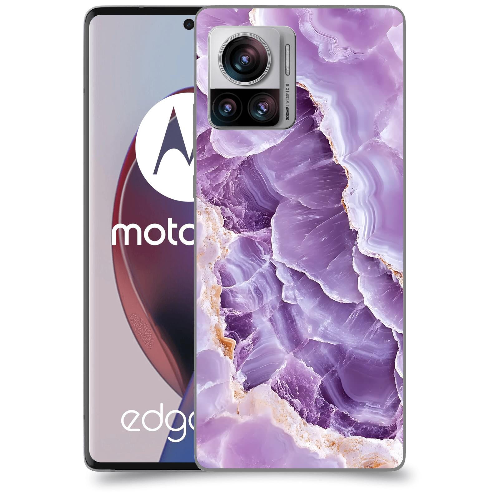 ACOVER Kryt na mobil Motorola Edge 30 Ultra - Fialová krása