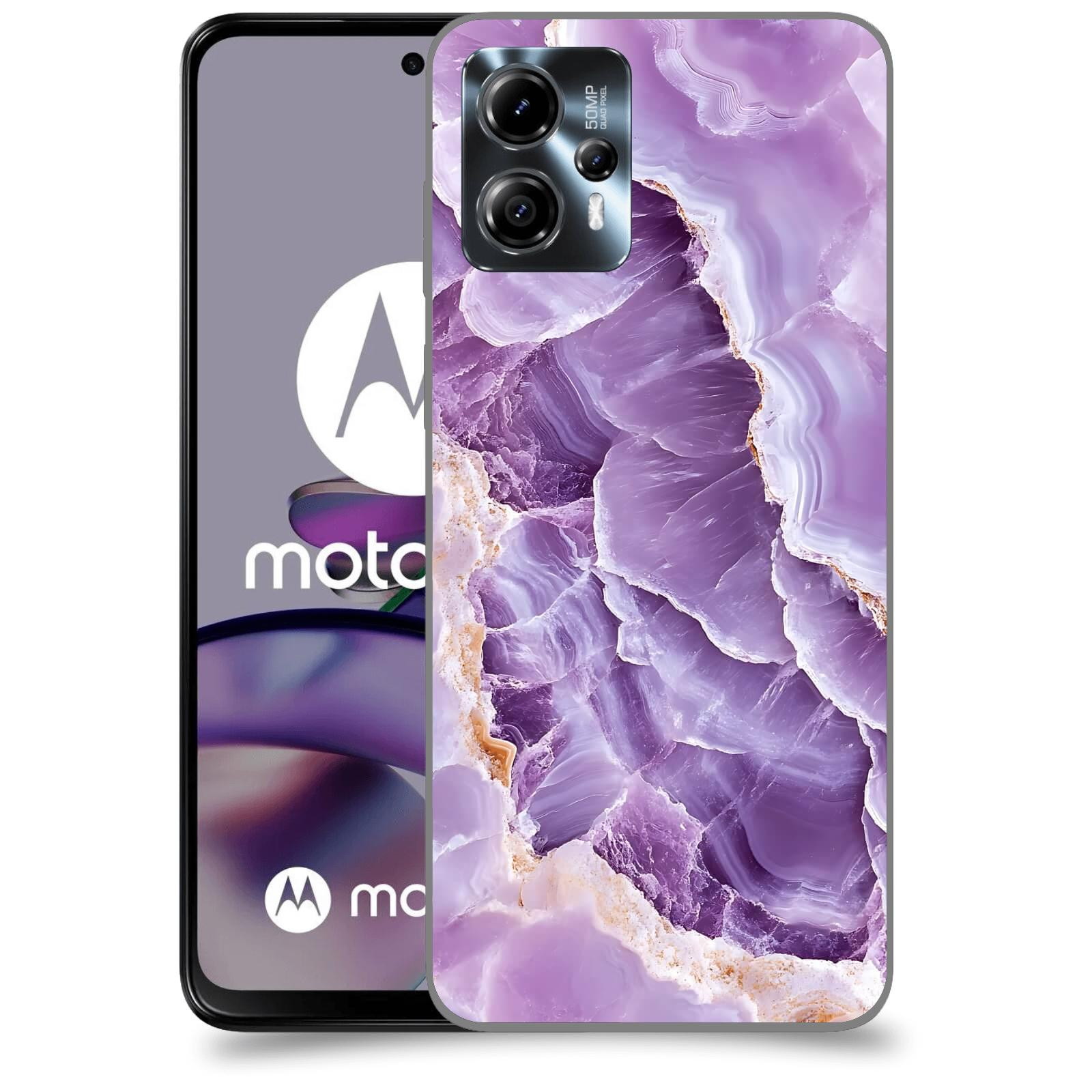 ACOVER Kryt na mobil Motorola Moto G13 - Fialová krása