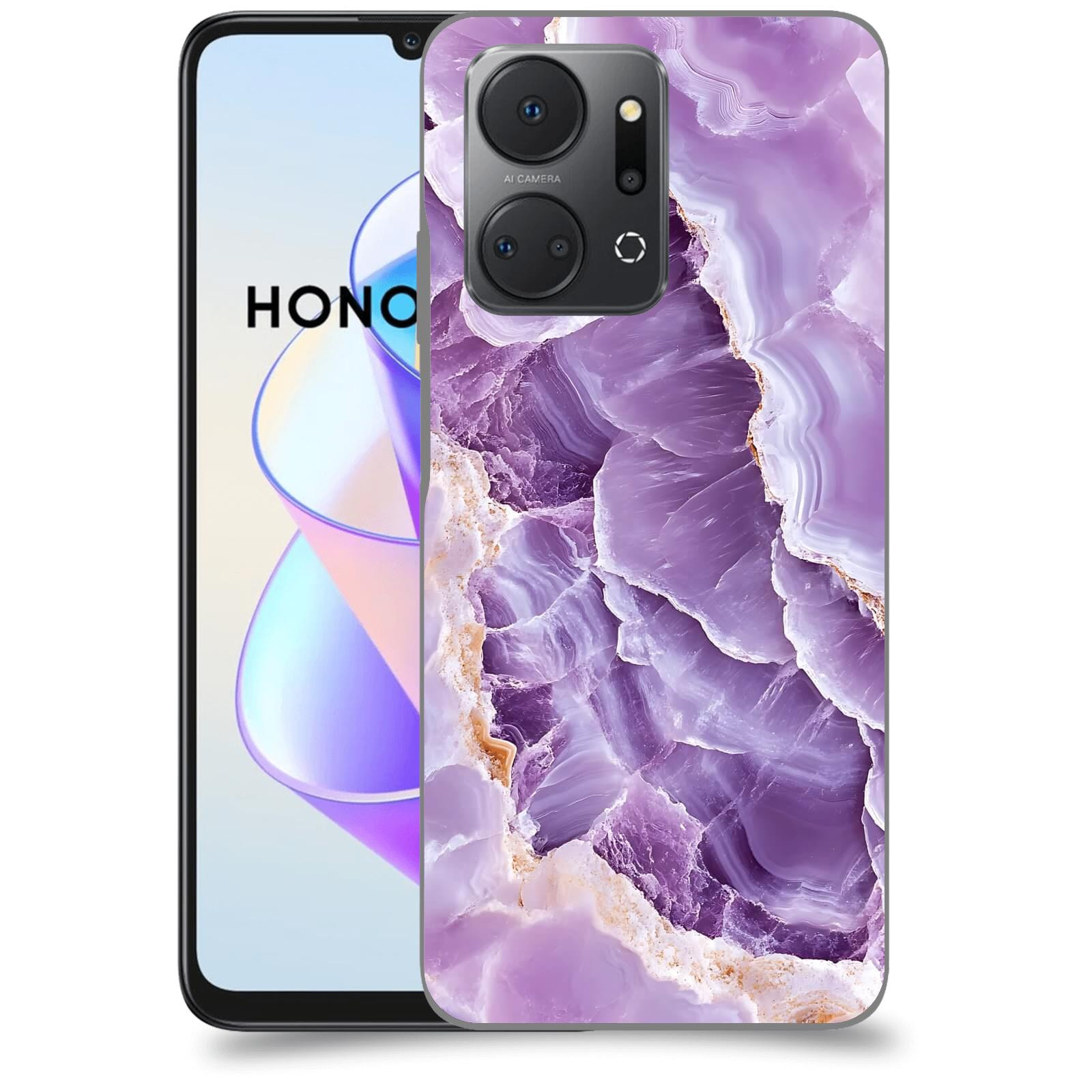 ACOVER Kryt na mobil HONOR X7a - Fialová krása