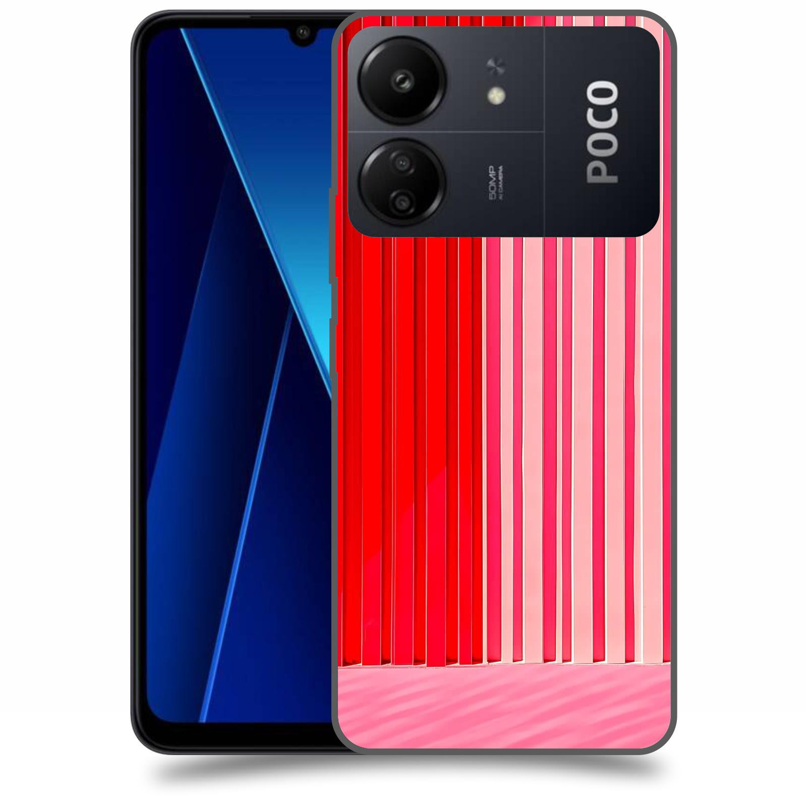 ACOVER Kryt na mobil Poco C65 - Geometrická vášeň