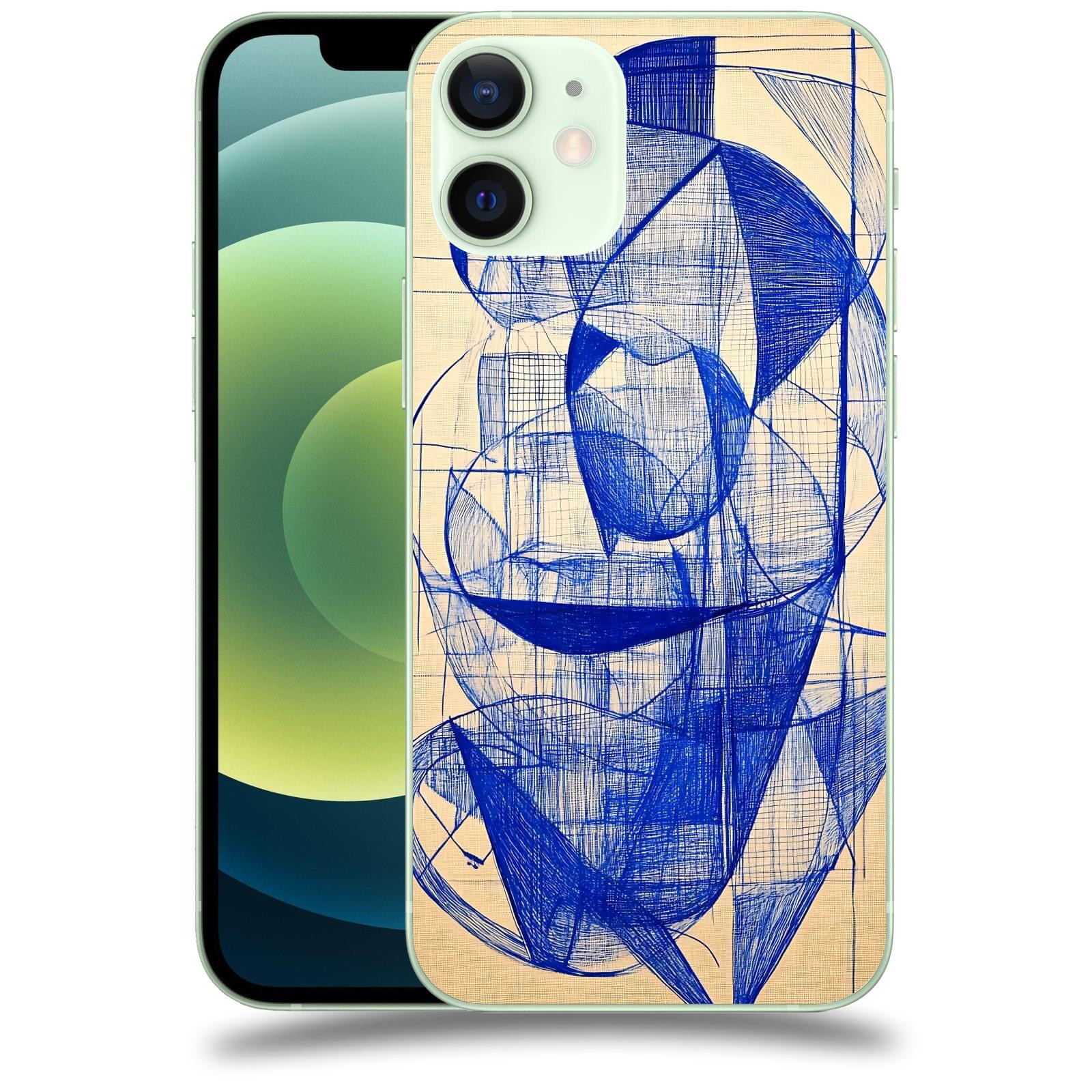 ACOVER Kryt na mobil Apple iPhone 12 mini - Geometrický chaos