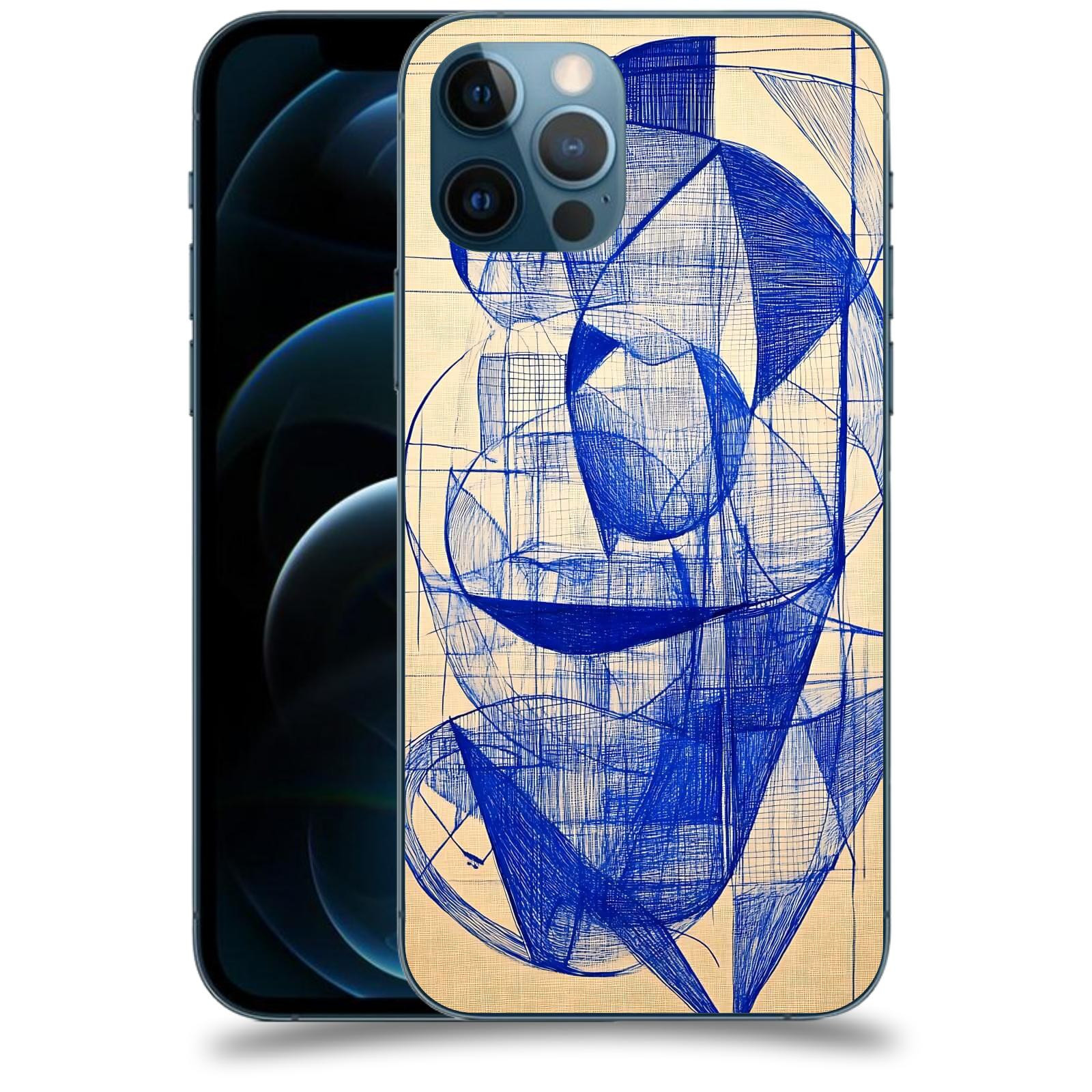 ACOVER Kryt na mobil Apple iPhone 12 Pro - Geometrický chaos