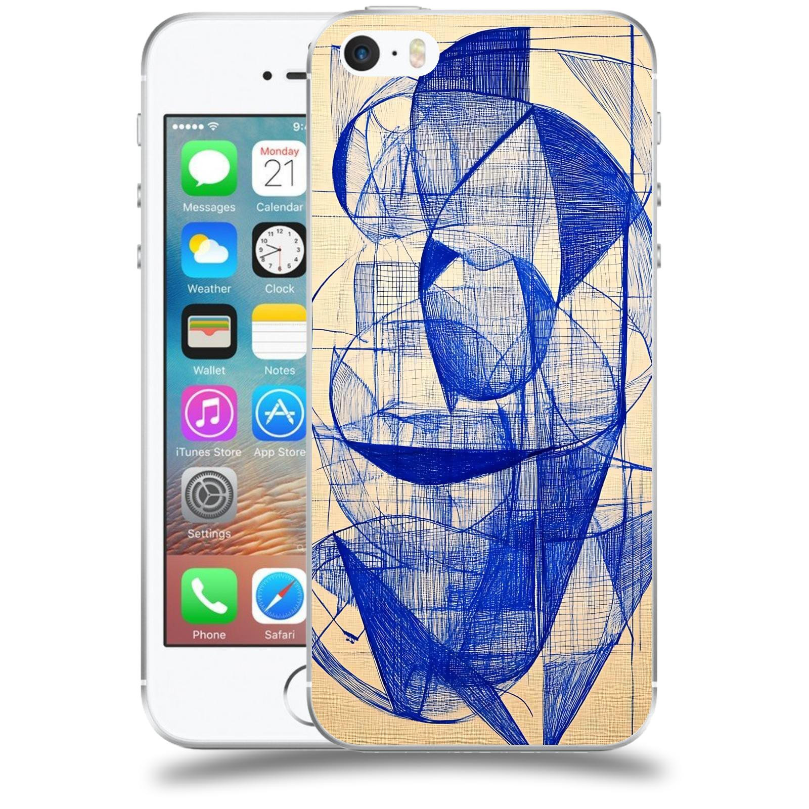 ACOVER Kryt na mobil Apple iPhone 5/5S/SE - Geometrický chaos
